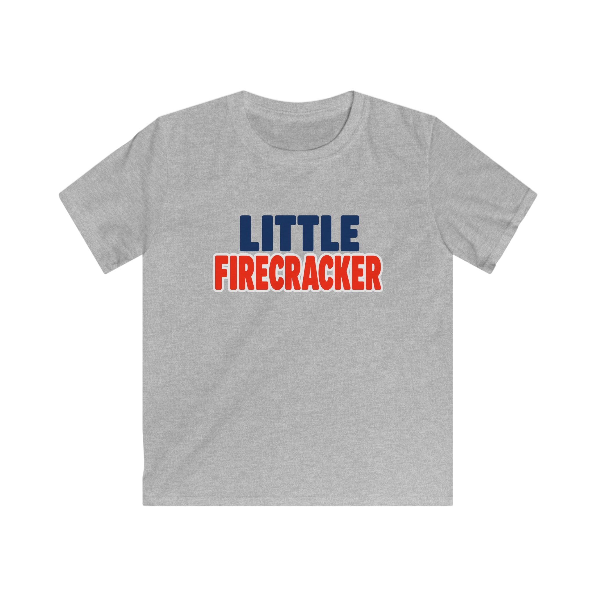 USA Little Firecracker Text - Kids Tee
