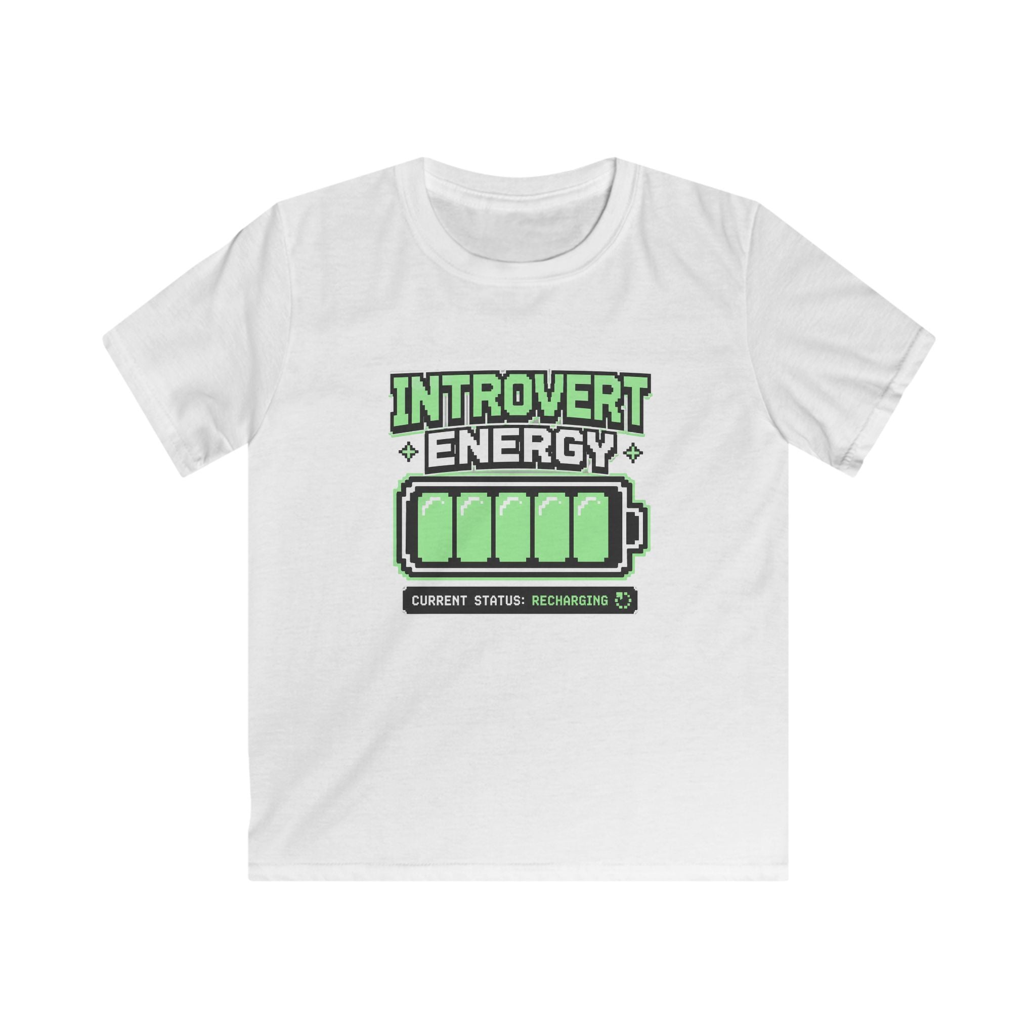 Introvert Energy Battery - Kids Tee