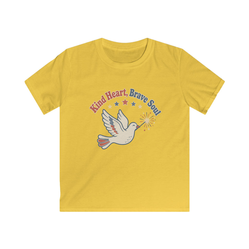 USA Kind Heart, Brave Soul - Kids Tee