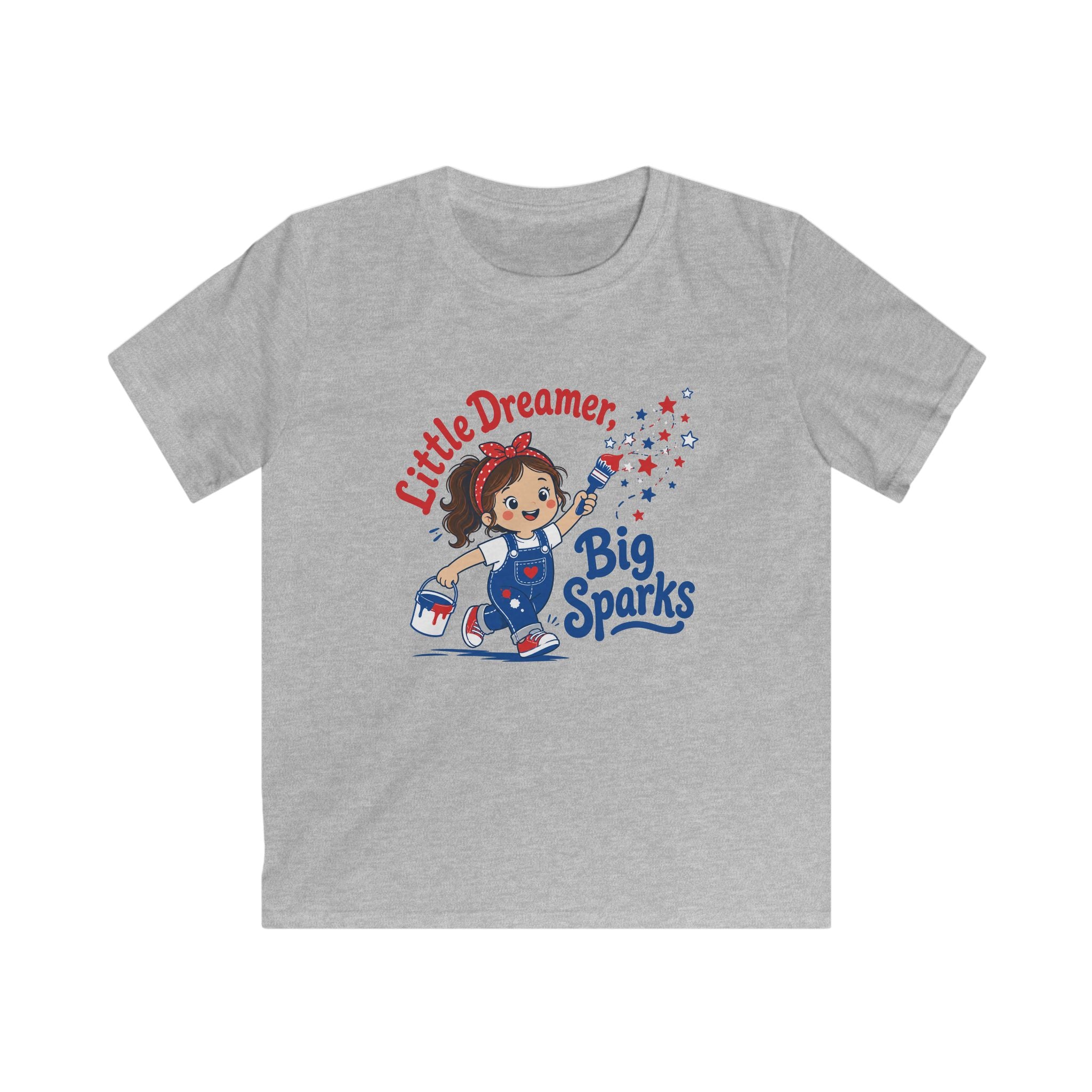 USA Little Dreamer, Big Sparks (Bow) - Kids Tee