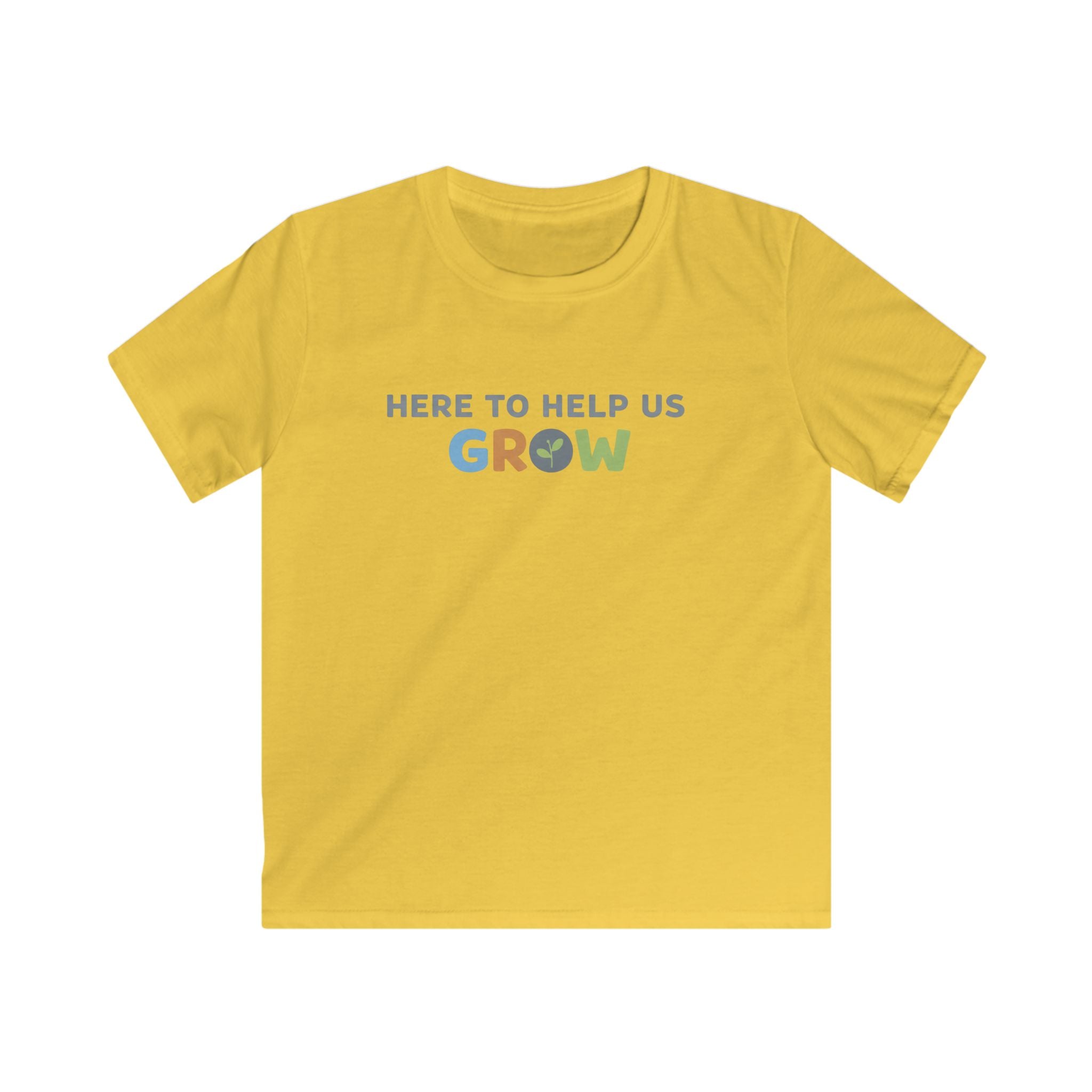 Here To Help Us Grow - Kids Tee