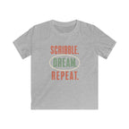 Scribble. Dream. Repeat. - Kids Tee