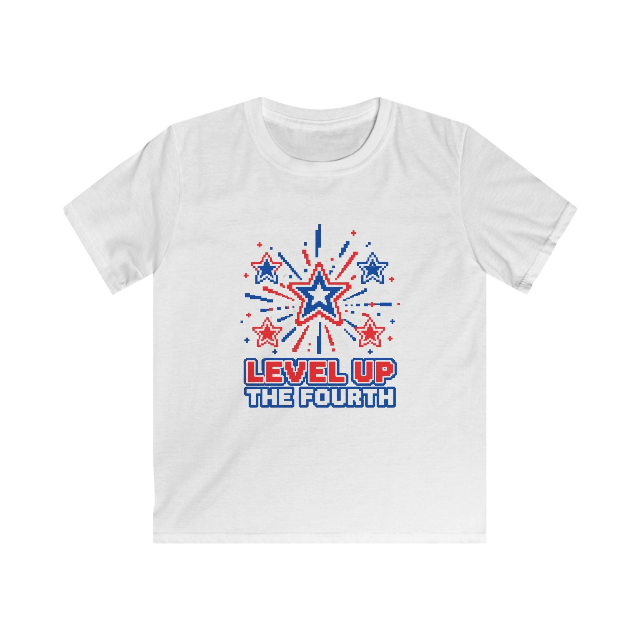 USA Level Up The Fourth - Kids Tee