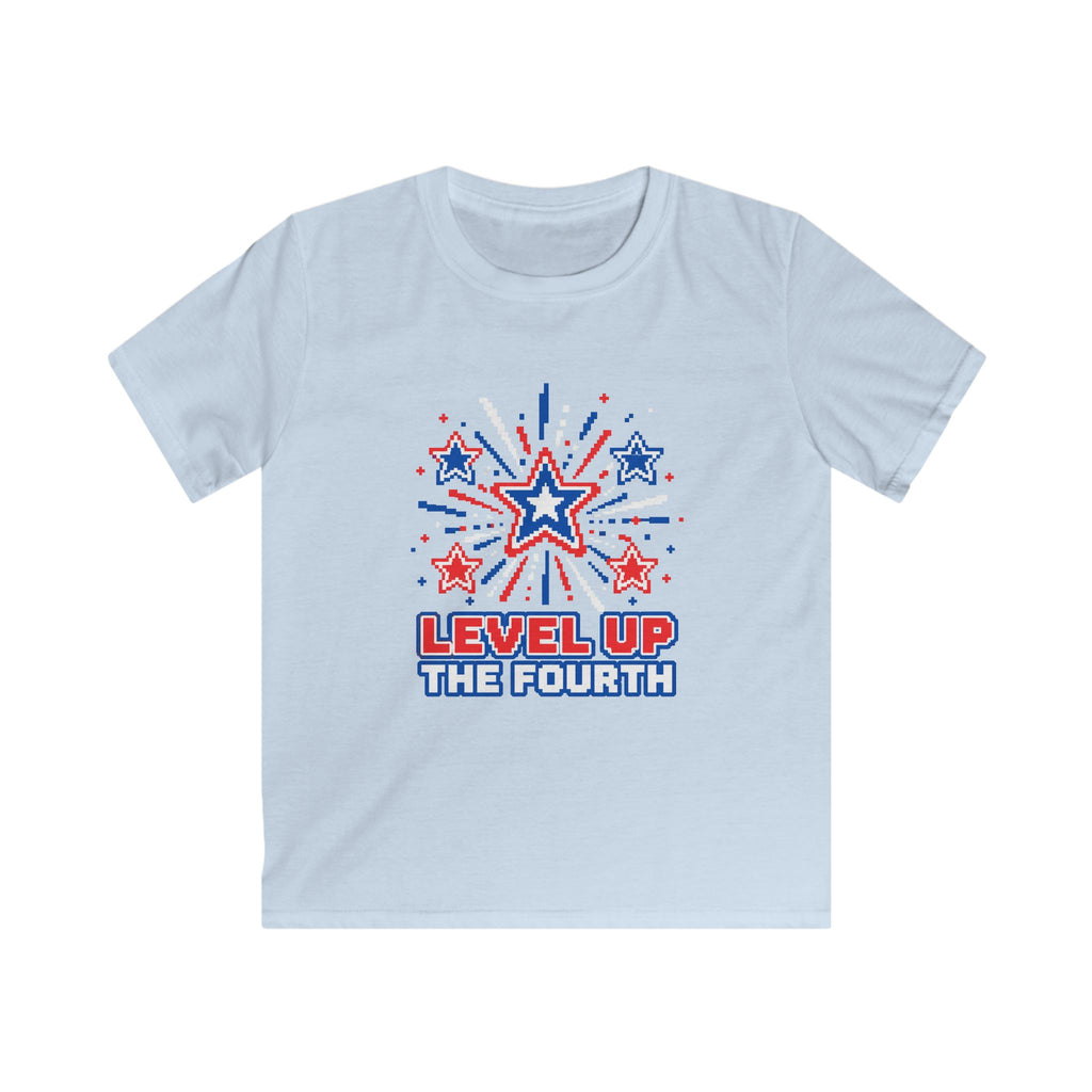 USA Level Up The Fourth - Kids Tee