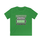 Introvert Energy Battery - Kids Tee