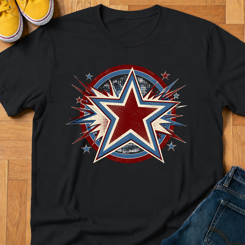 USA Superhero Star - Kids Tee