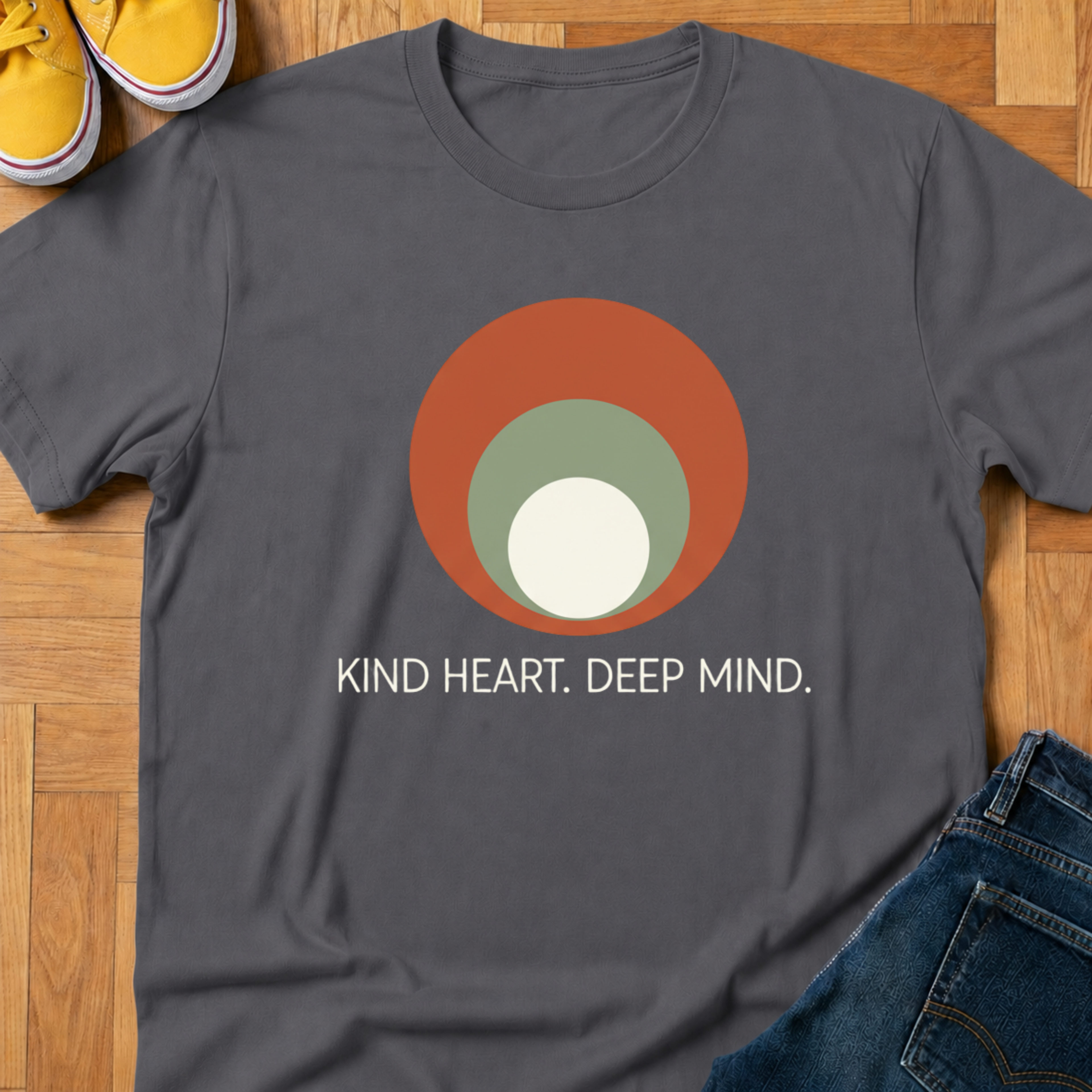 Kind Heart. Deep Mind. - Kids Tee