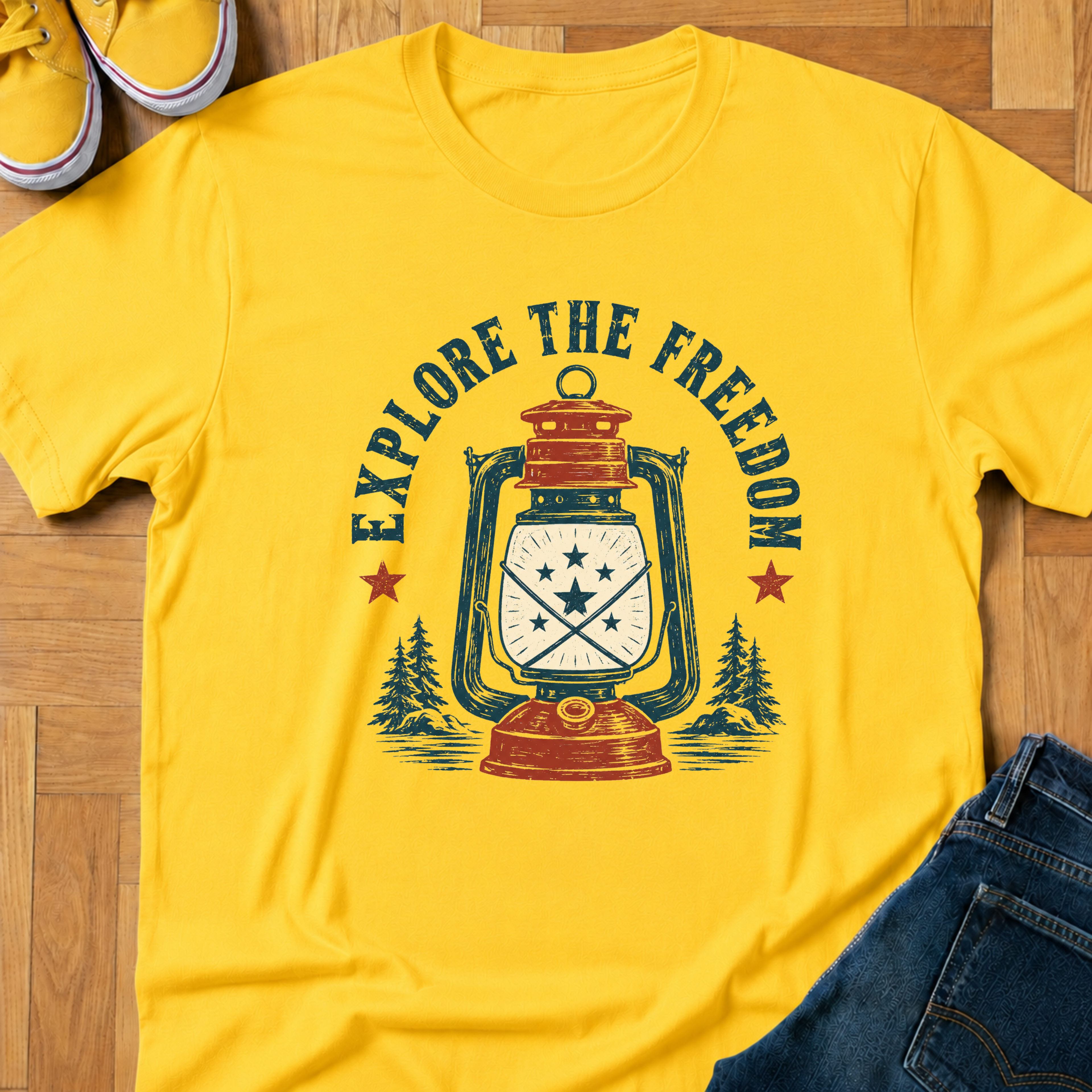USA Explore The Freedom - Kids Tee