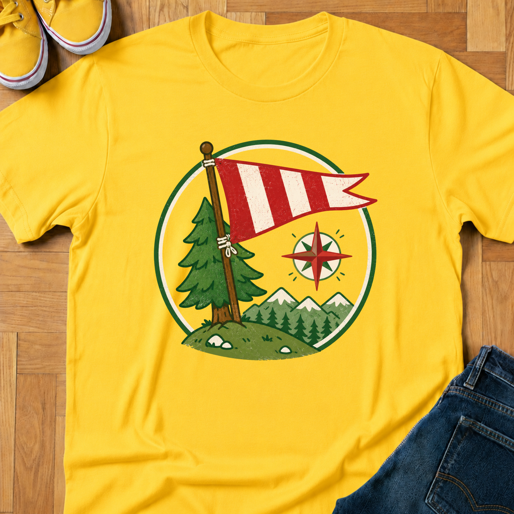 USA Nature Flagpost - Kids Tee