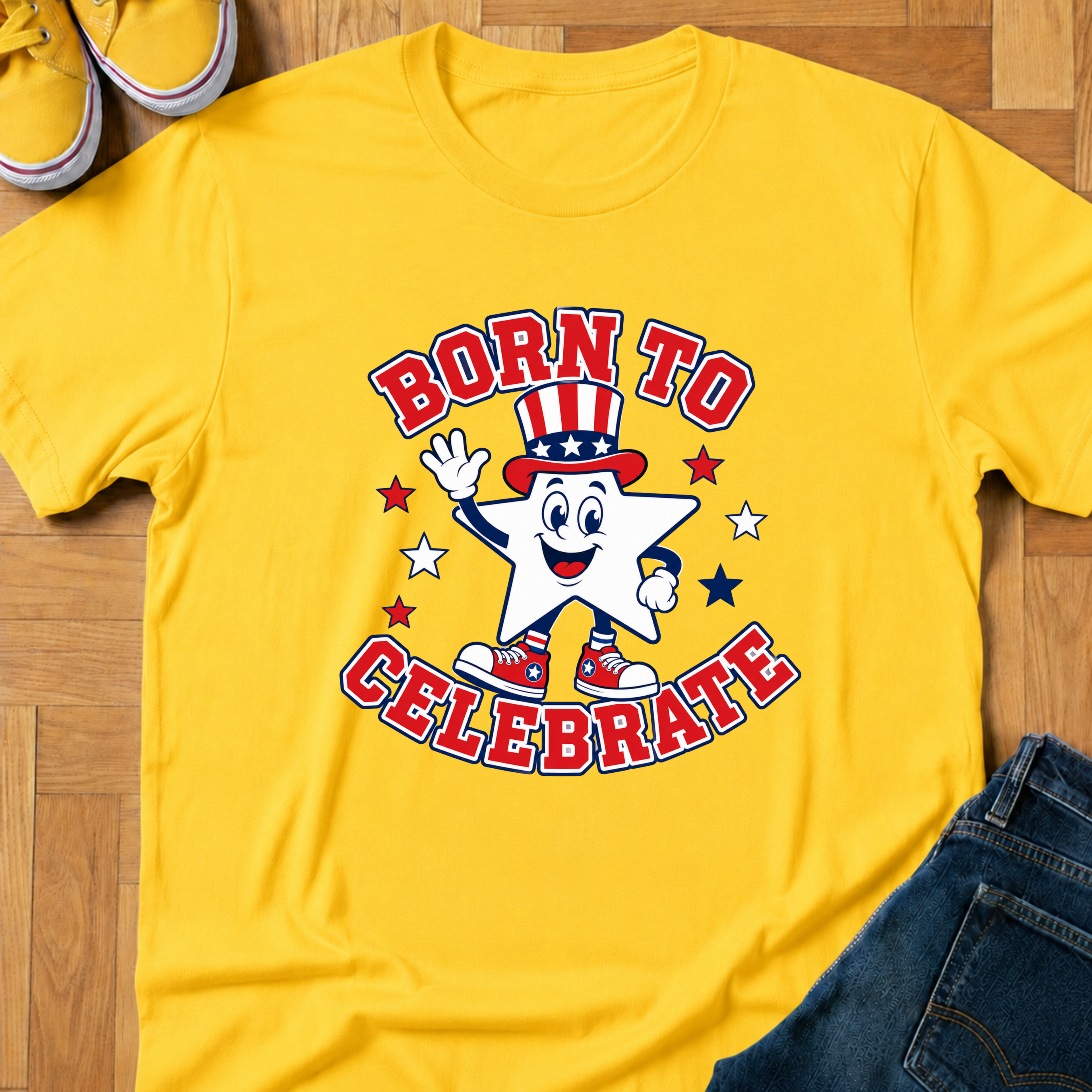 USA Born To Celebrate - Kids Tee