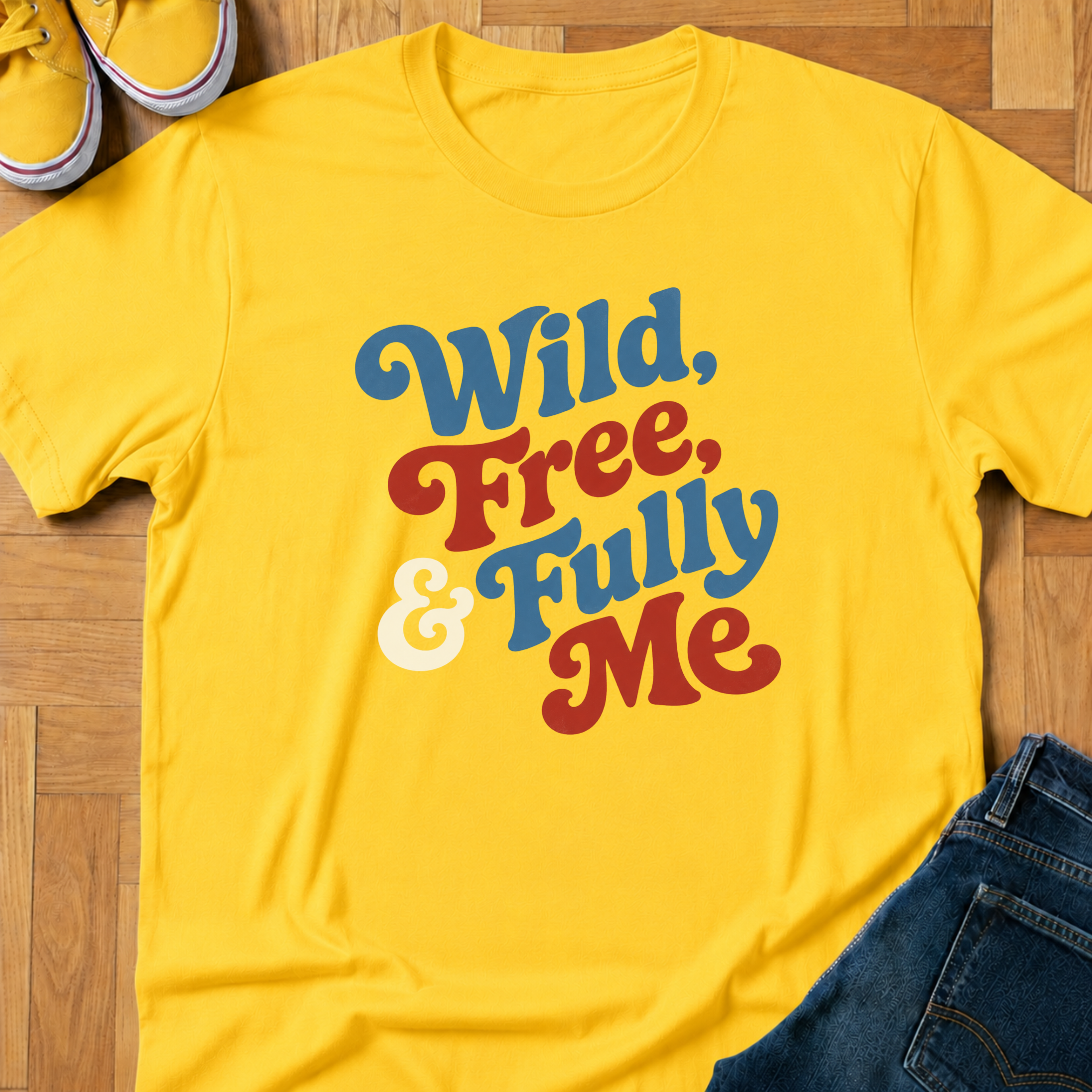 USA Wild, Free, & Fully Me - Kids Tee