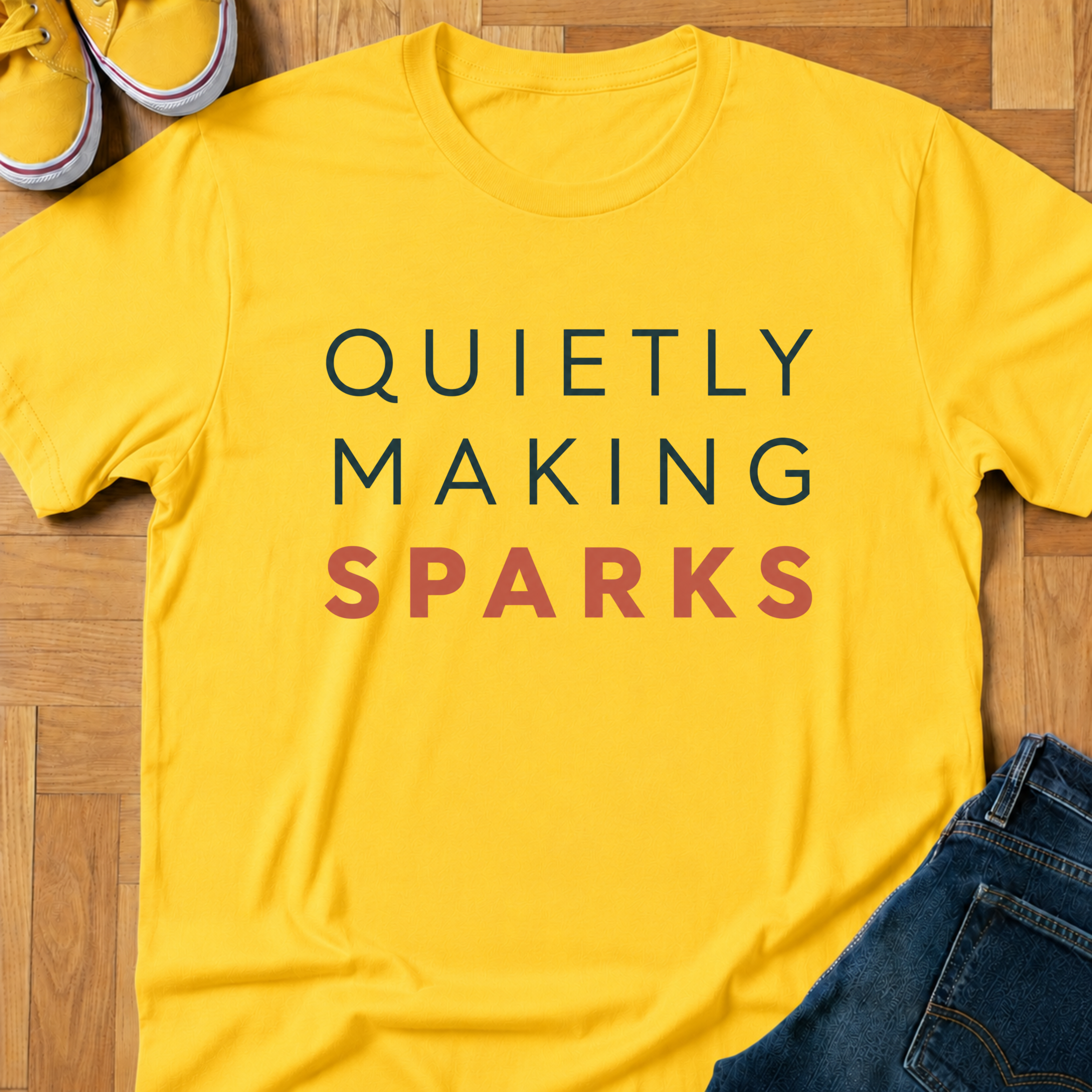 USA Quietly Making Sparks - Kids Tee