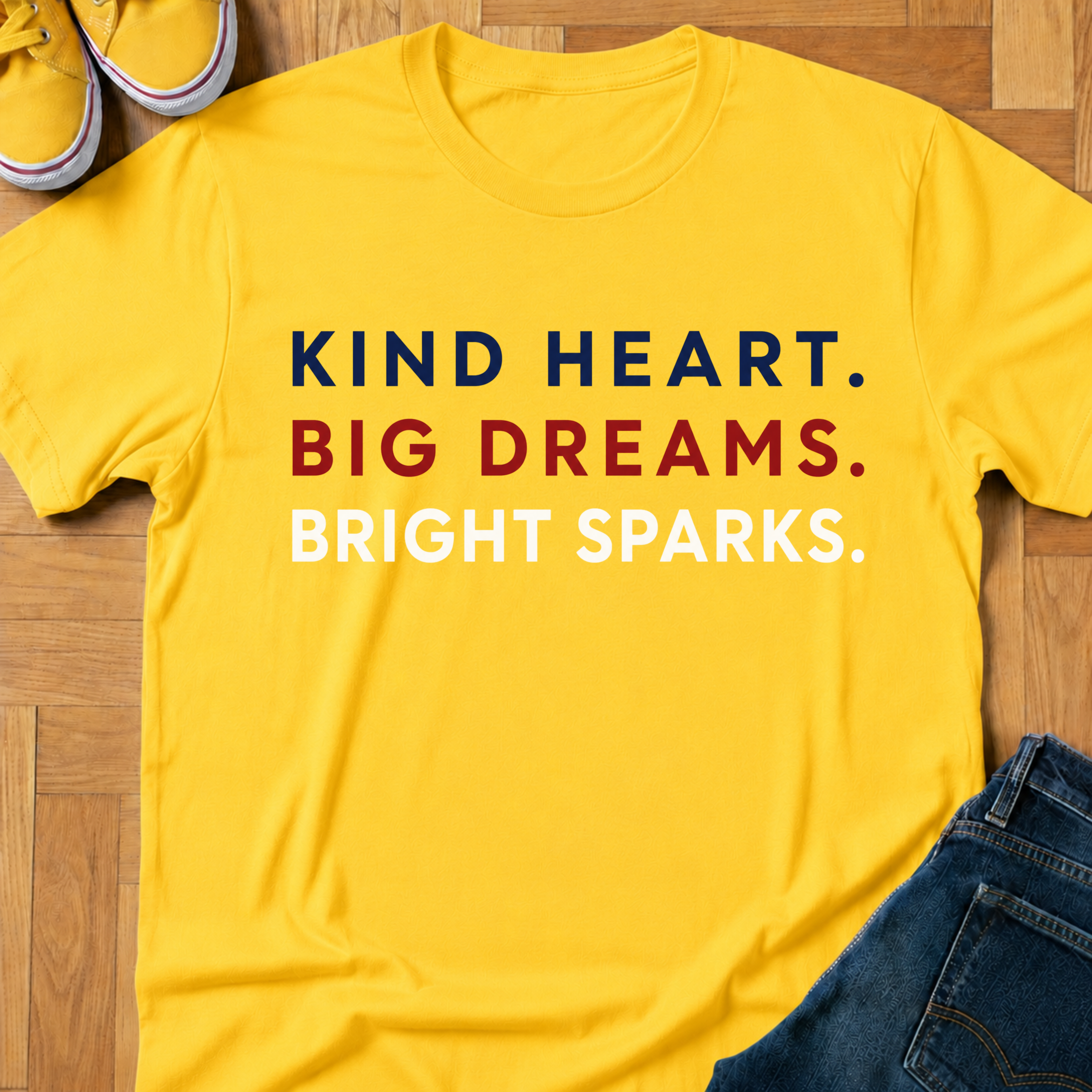 USA Heart, Dreams, Sparks - Kids Tee