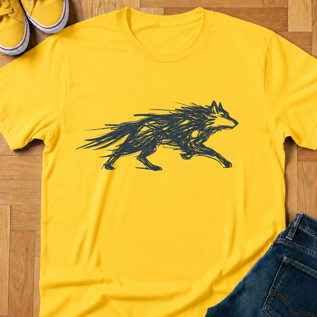 The Running Wolf - Kids Tee