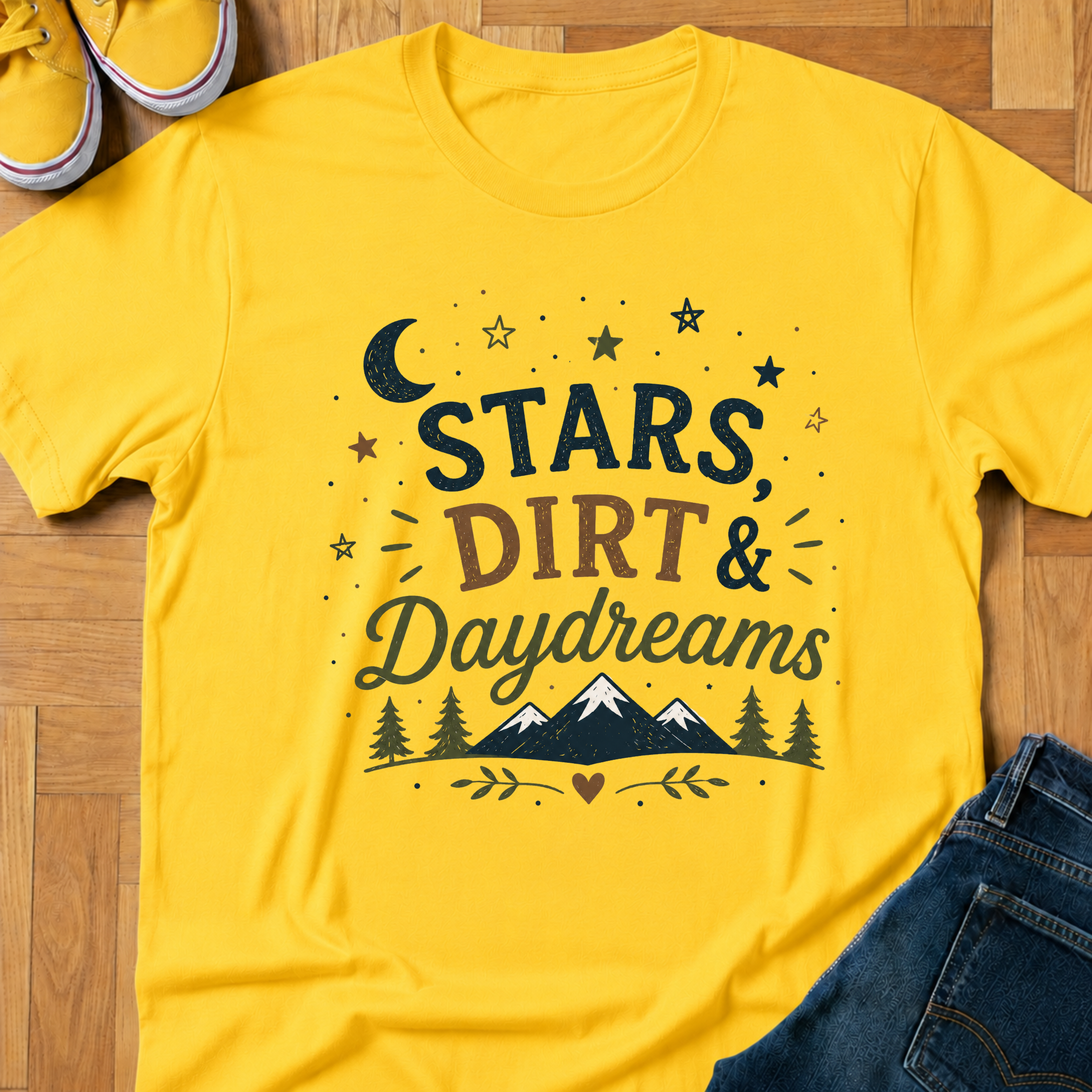 USA Stars, Dirt & Daydreams - Kids Tee