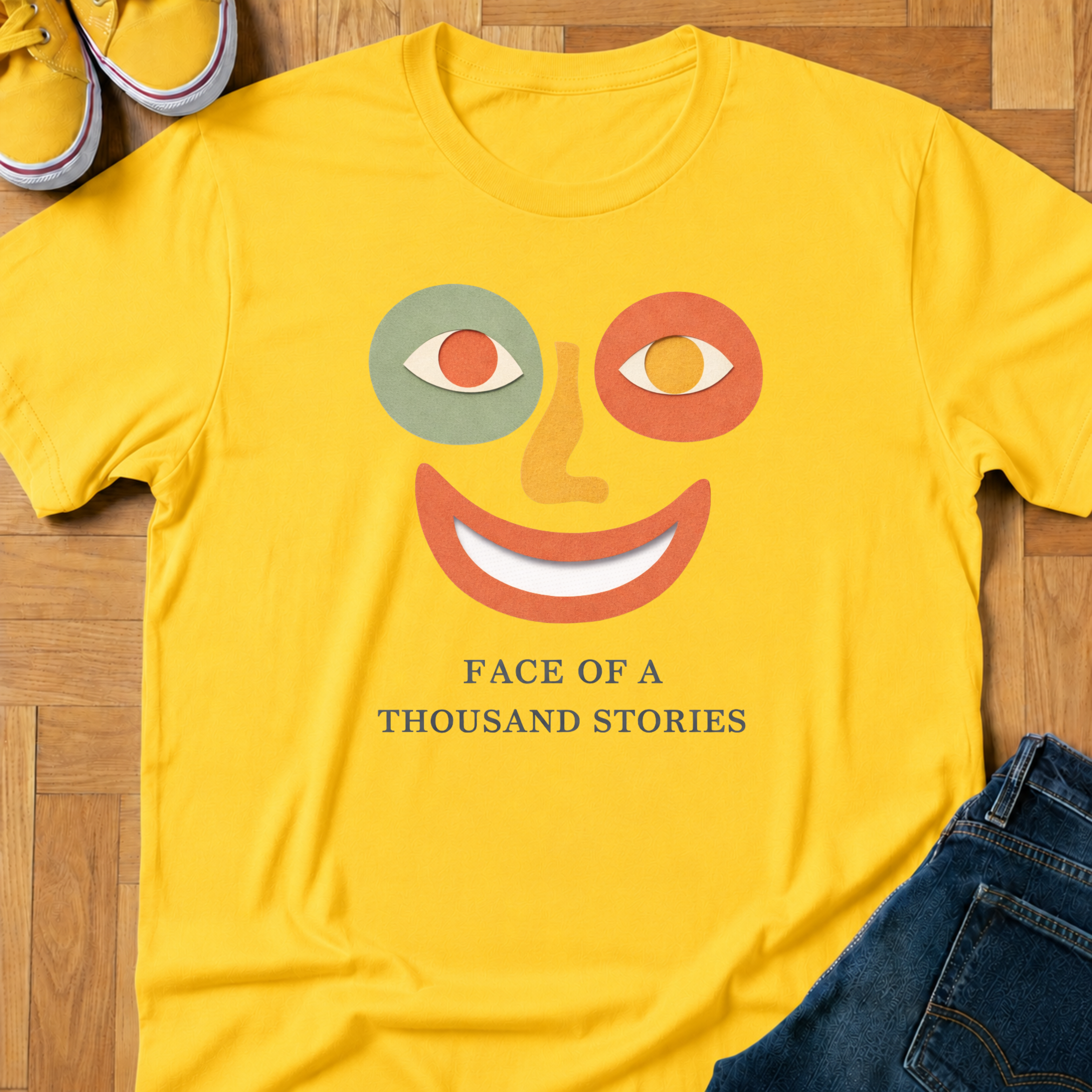 Face Of A Thousand Stories - Kids Tee