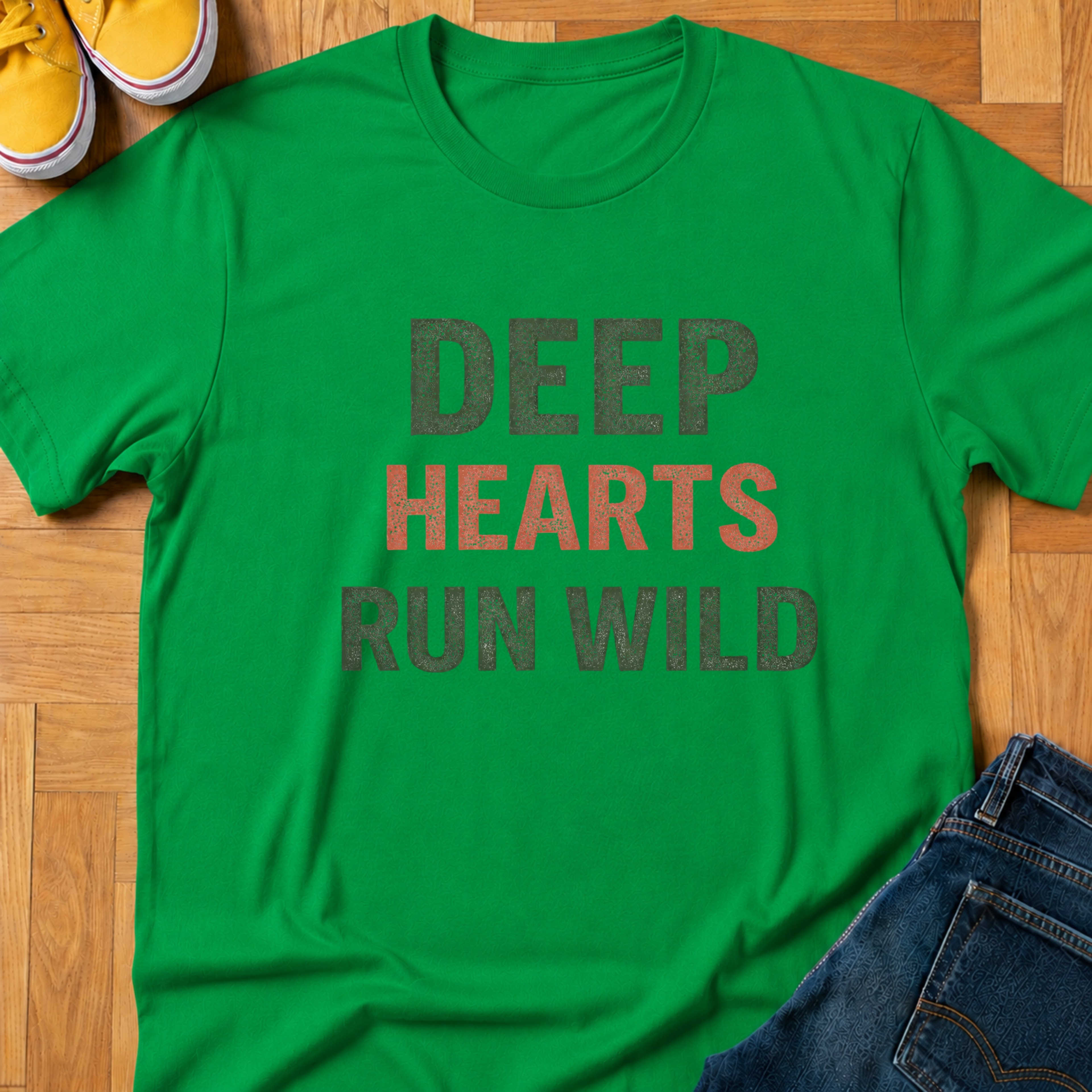 Deep Hearts Run Wild - Kids Tee