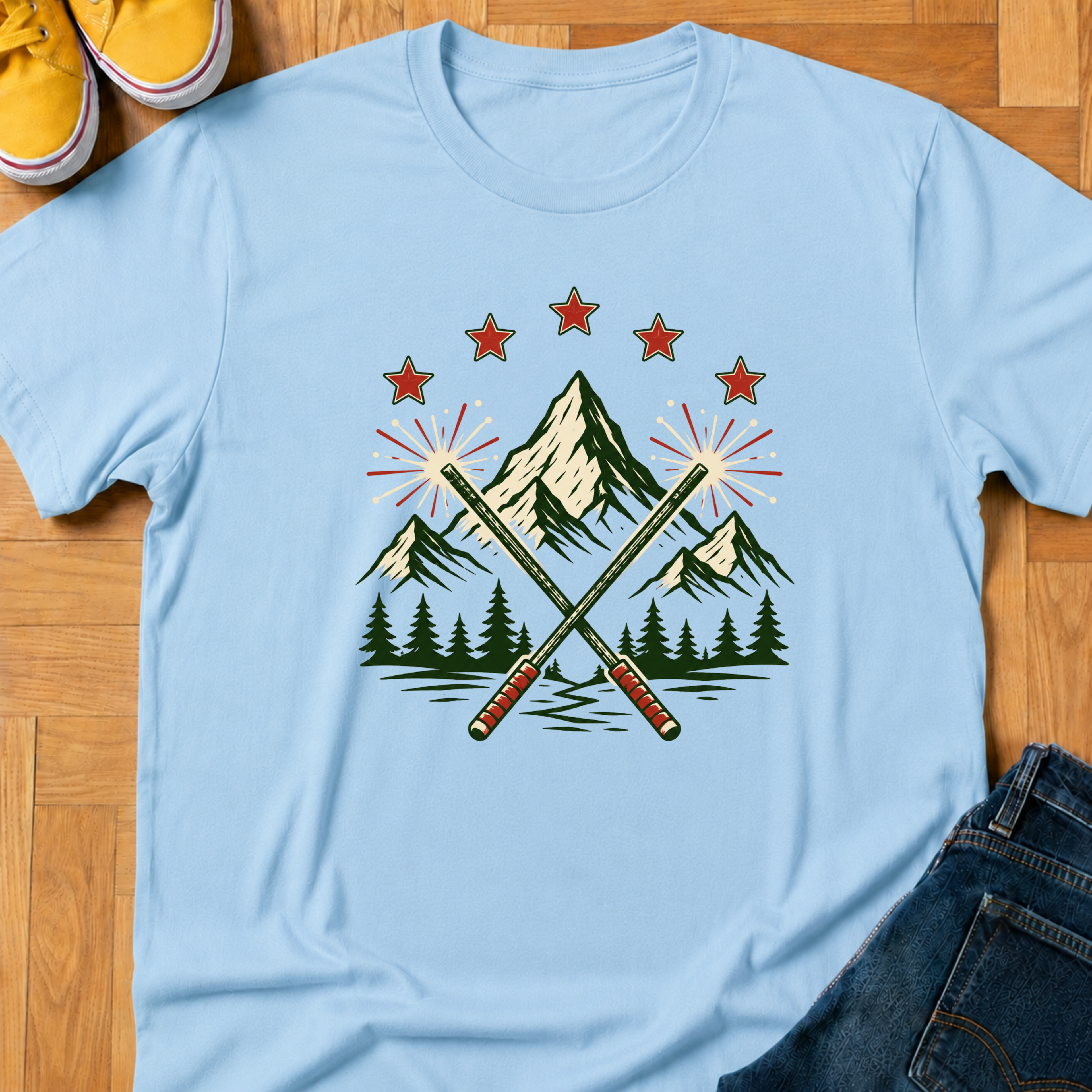 USA Mountain Sparklers - Kids Tee