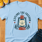 USA Explore The Freedom - Kids Tee