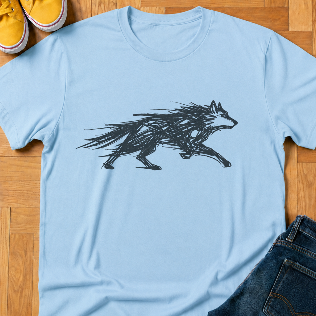 The Running Wolf - Kids Tee