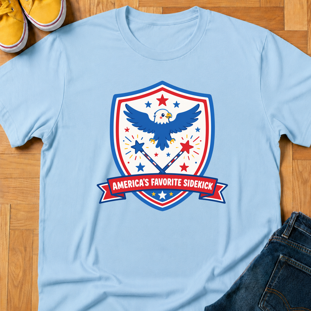 USA America's Favorite Sidekick - Kids Tee