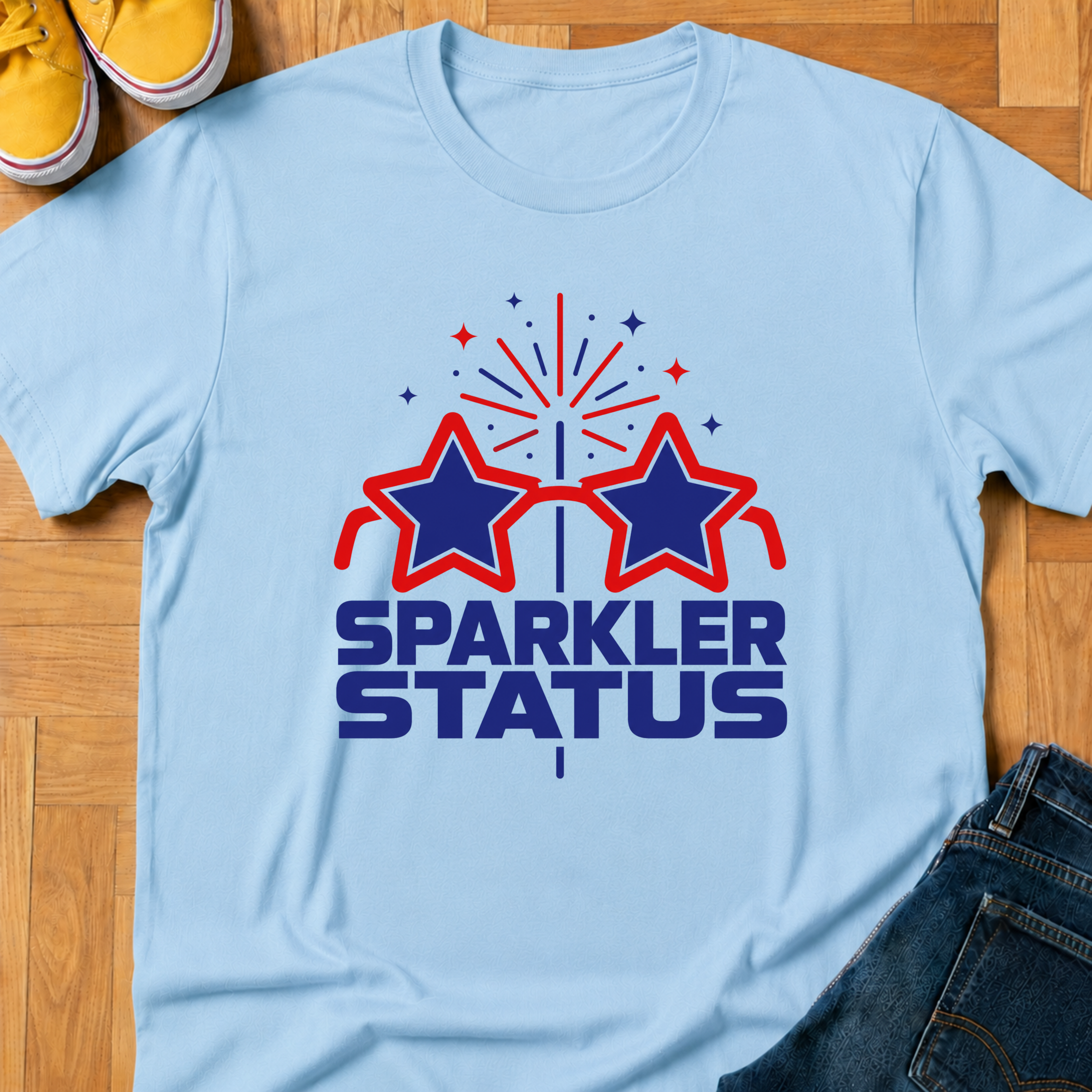USA Sparkler Status - Kids Tee