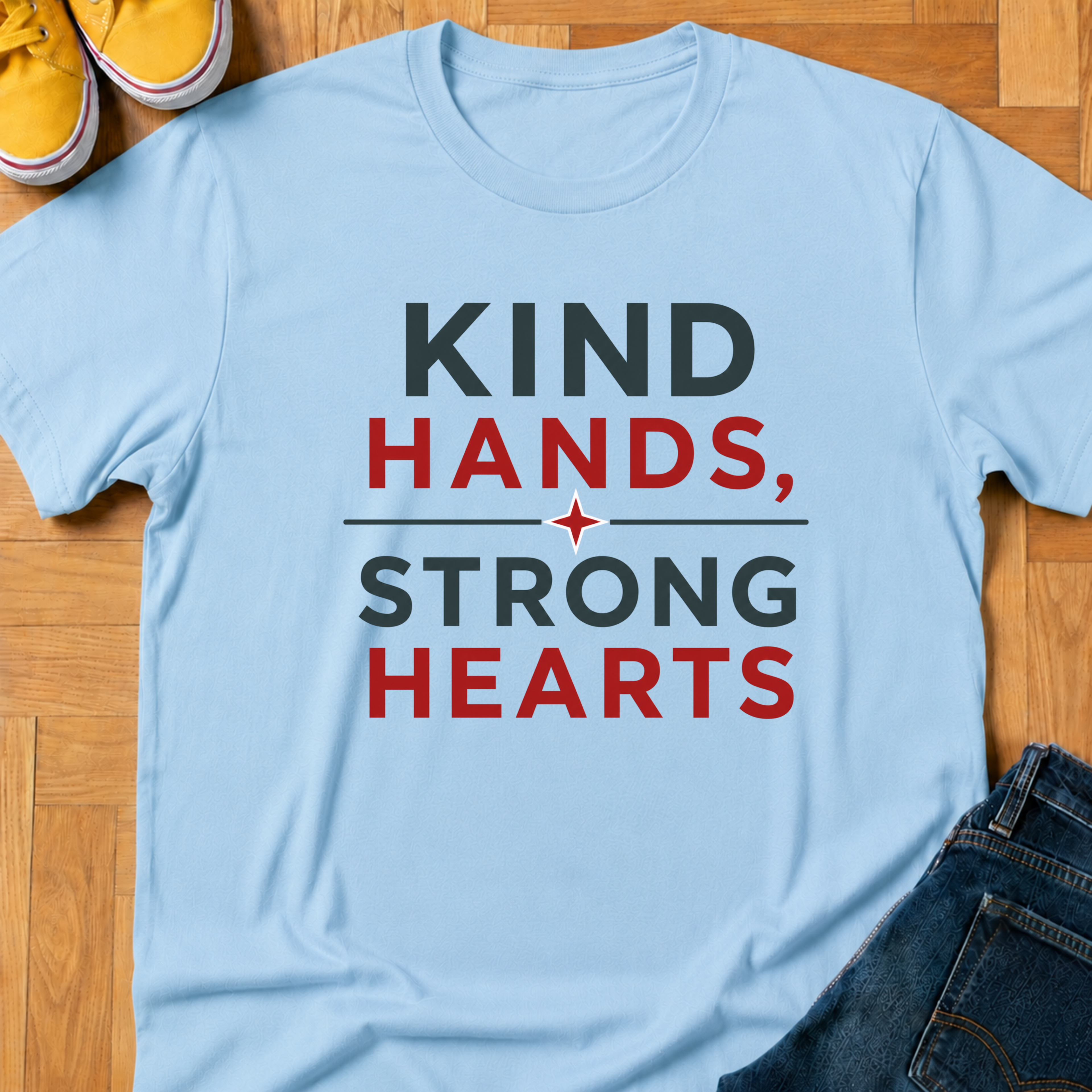 USA Kind Hands, Strong Hearts - Kids Tee