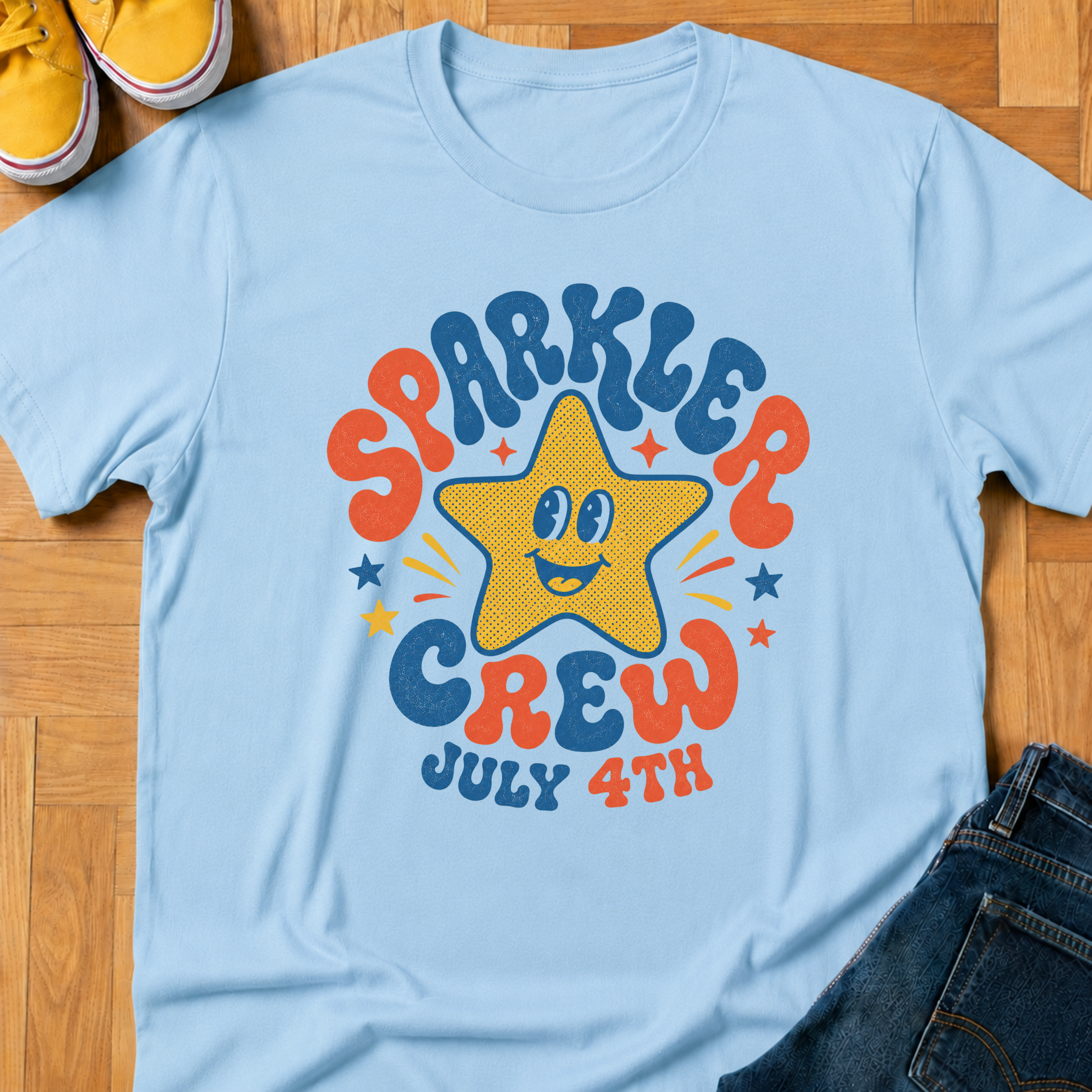 USA Sparkler Crew - Kids Tee