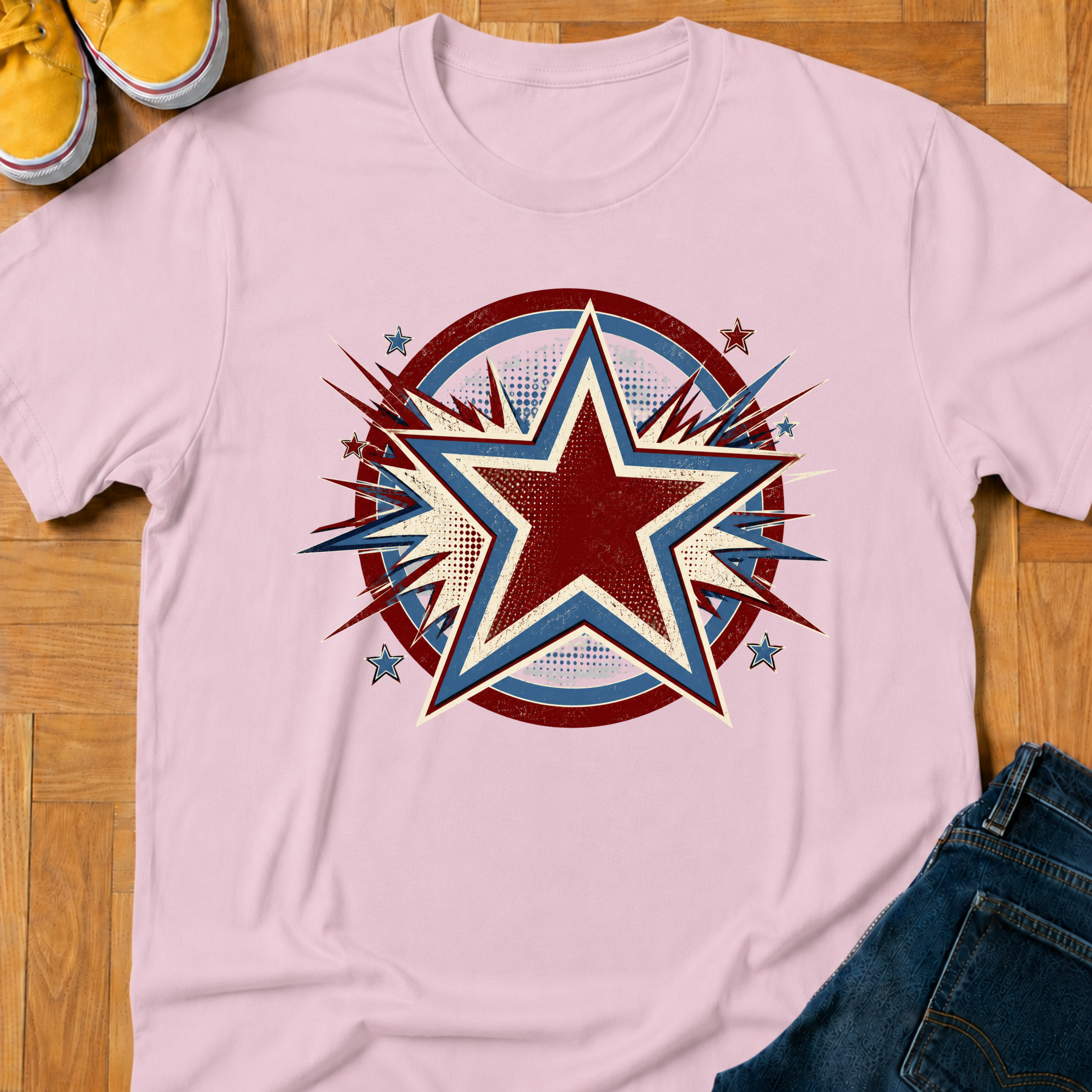 USA Superhero Star - Kids Tee