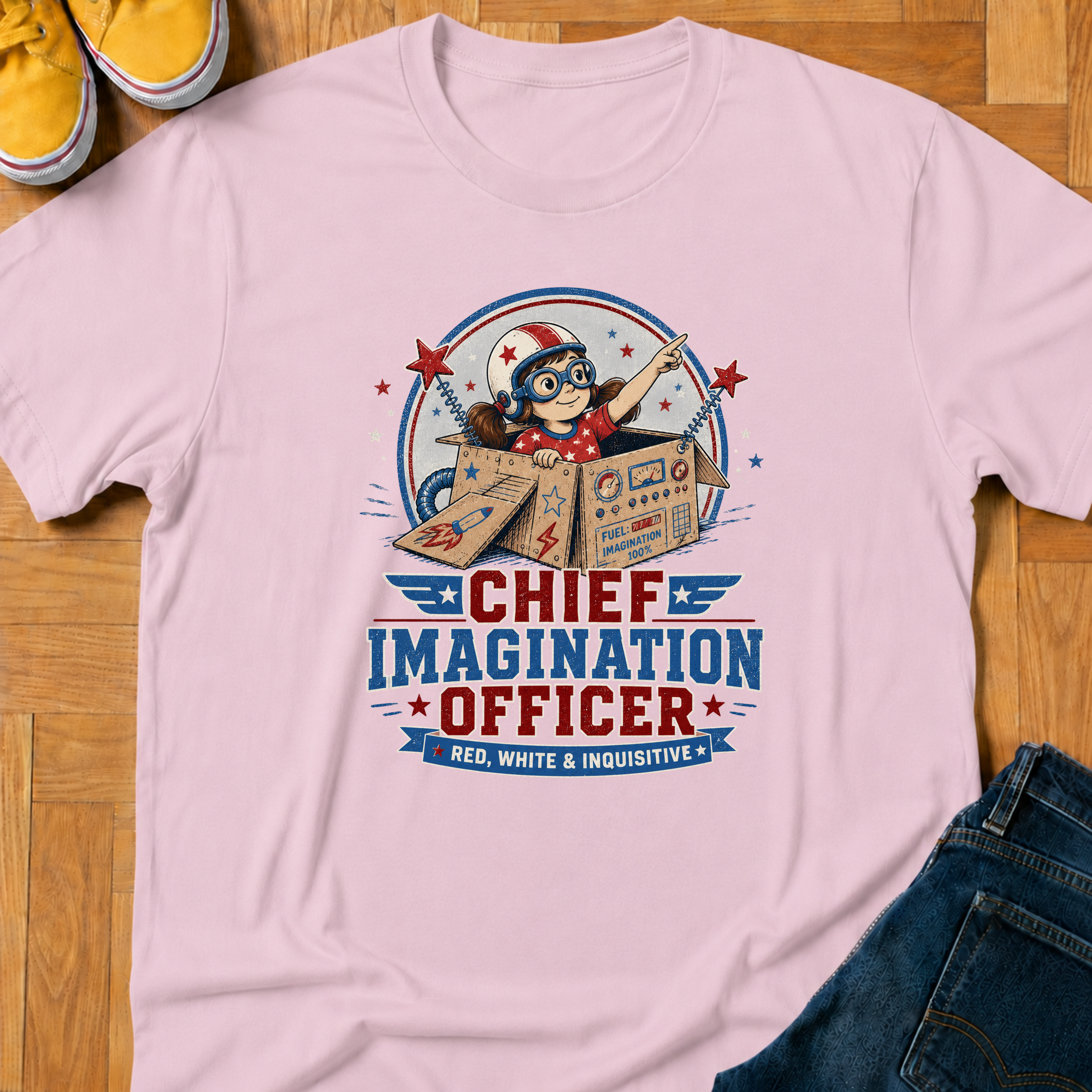 USA Chief Imagination Officer 2 - Kids Tee