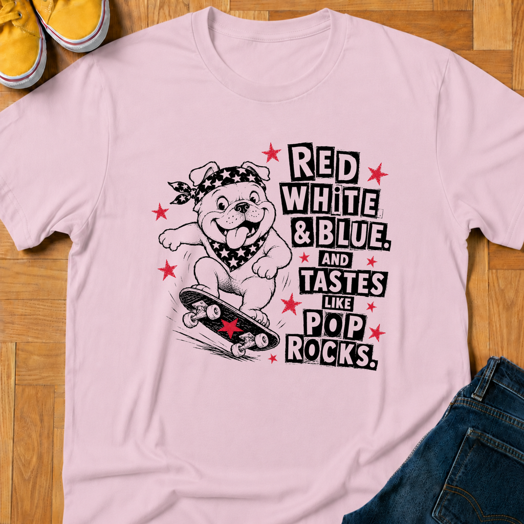 USA Pop Rocks Pup - Kids Tee