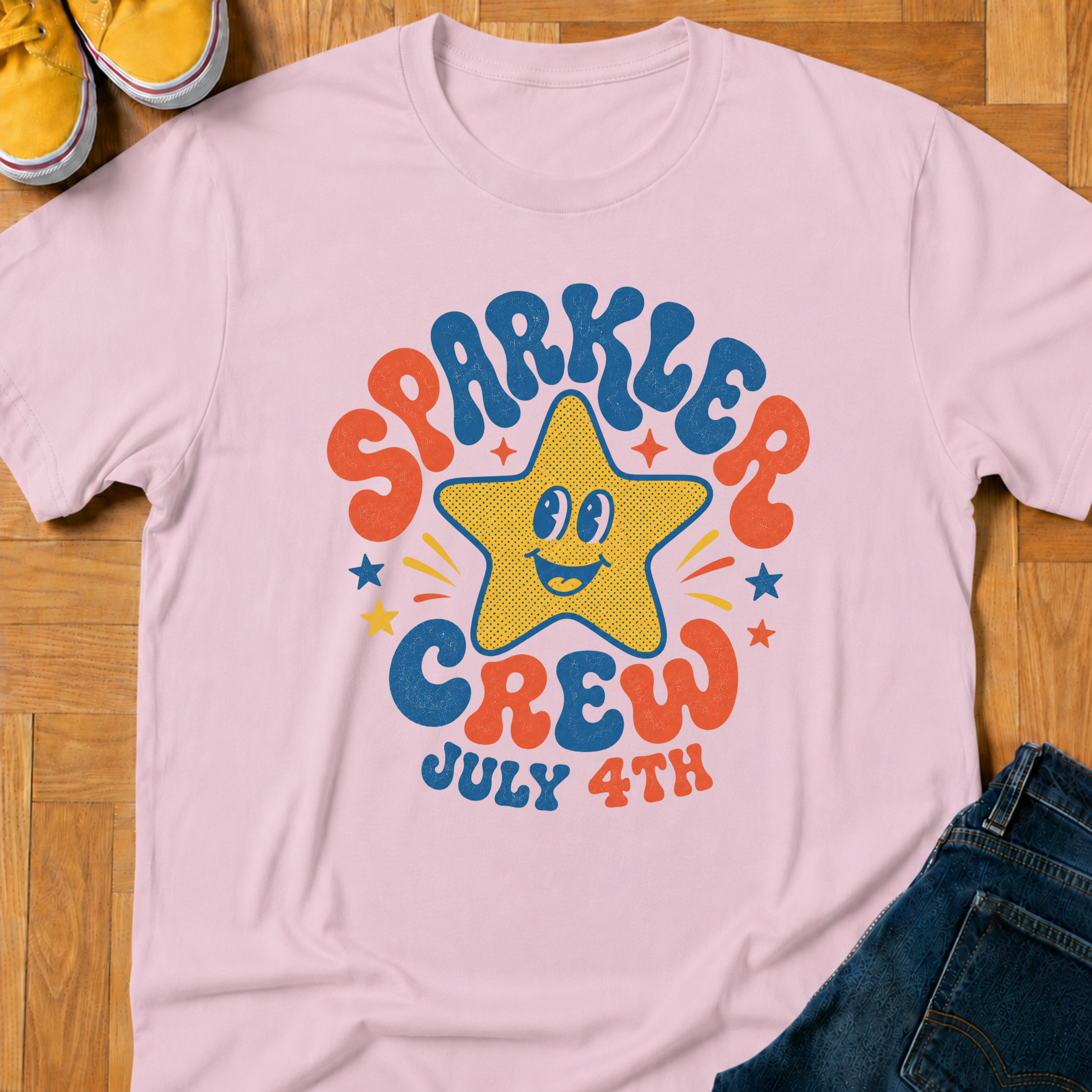 USA Sparkler Crew - Kids Tee