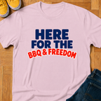 USA BBQ & Freedom Text - Kids Tee