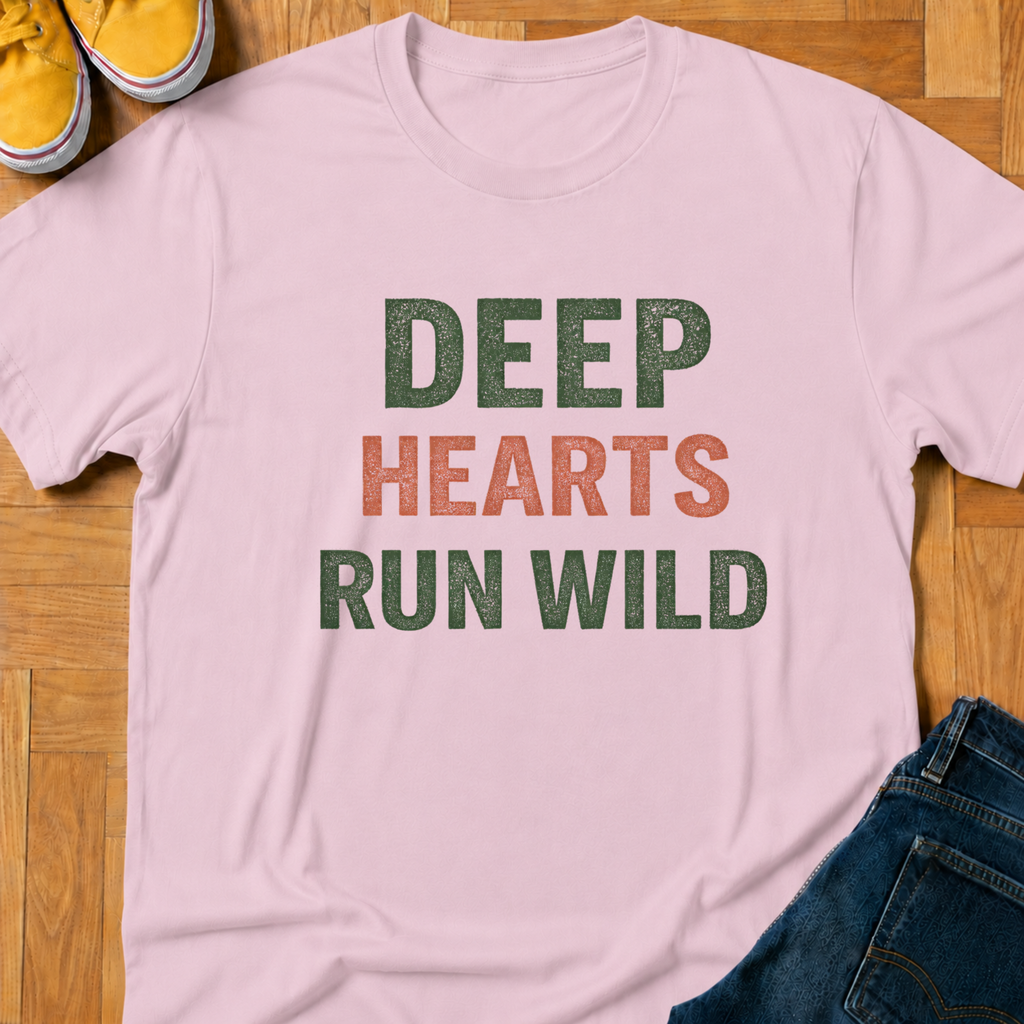 Deep Hearts Run Wild - Kids Tee