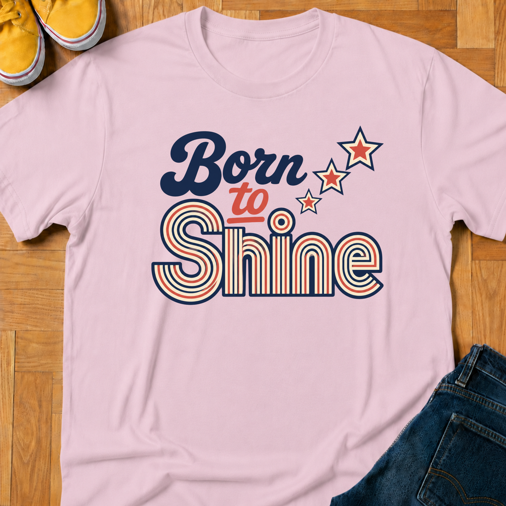 USA Born To Shine - Kids Tee