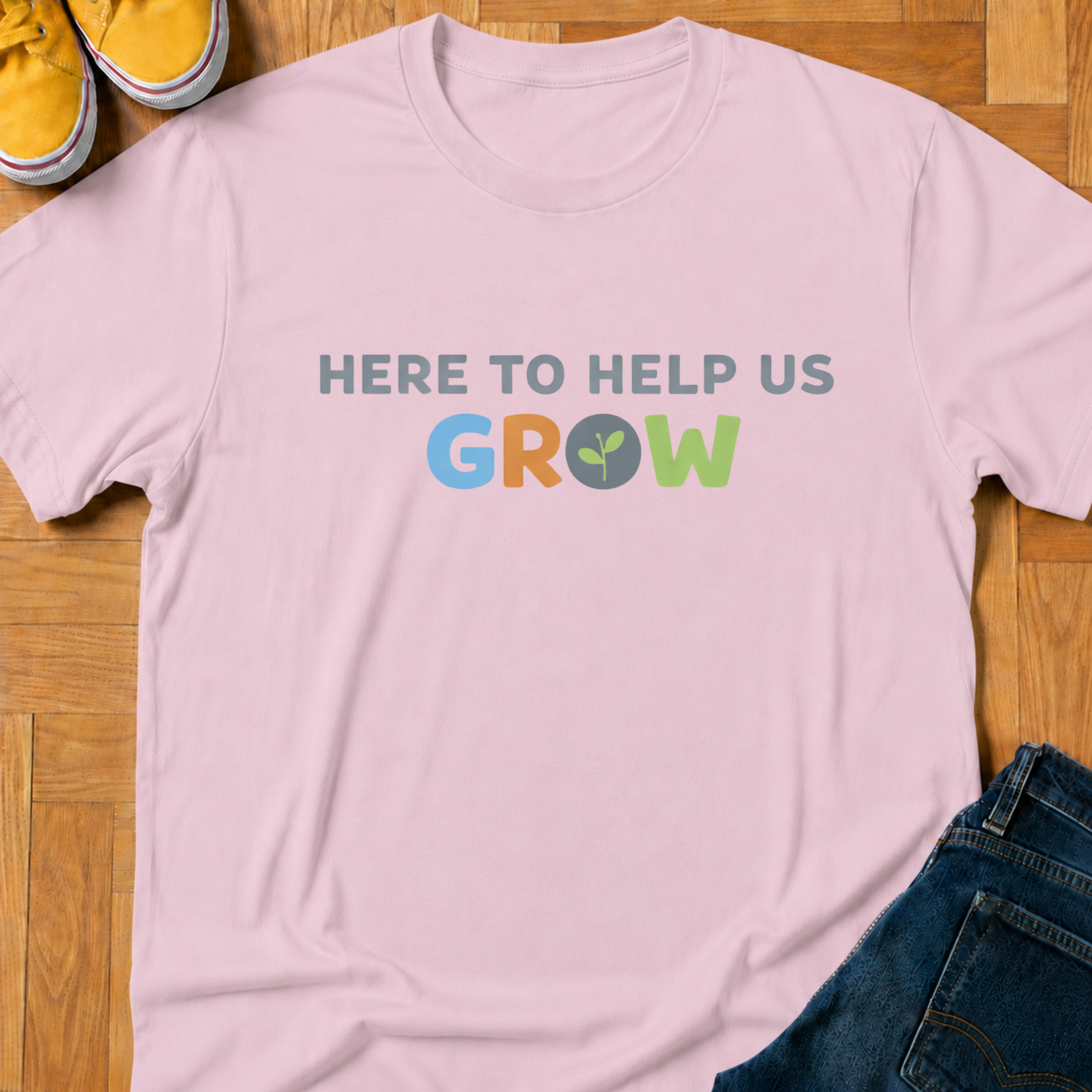 Here To Help Us Grow - Kids Tee