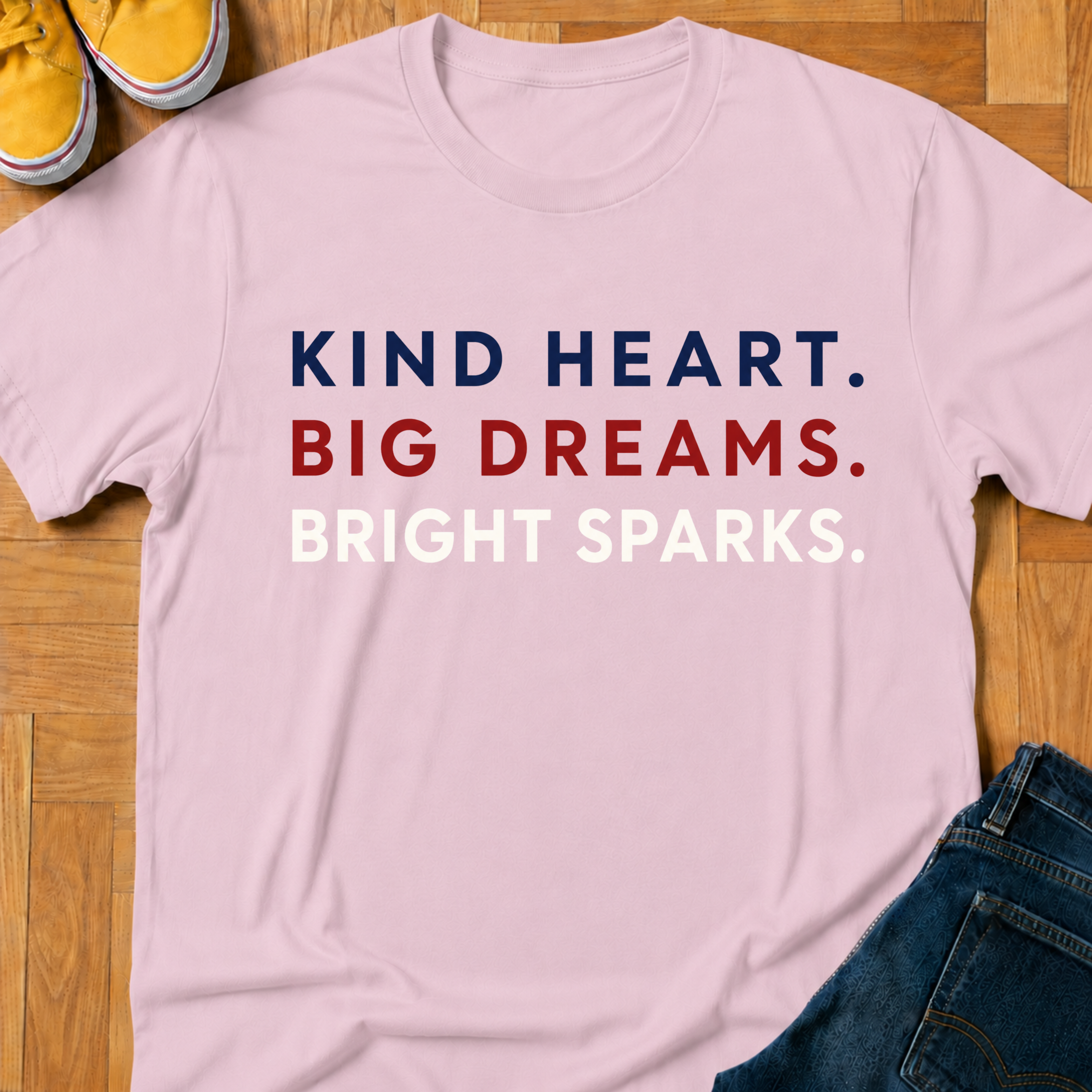 USA Heart, Dreams, Sparks - Kids Tee