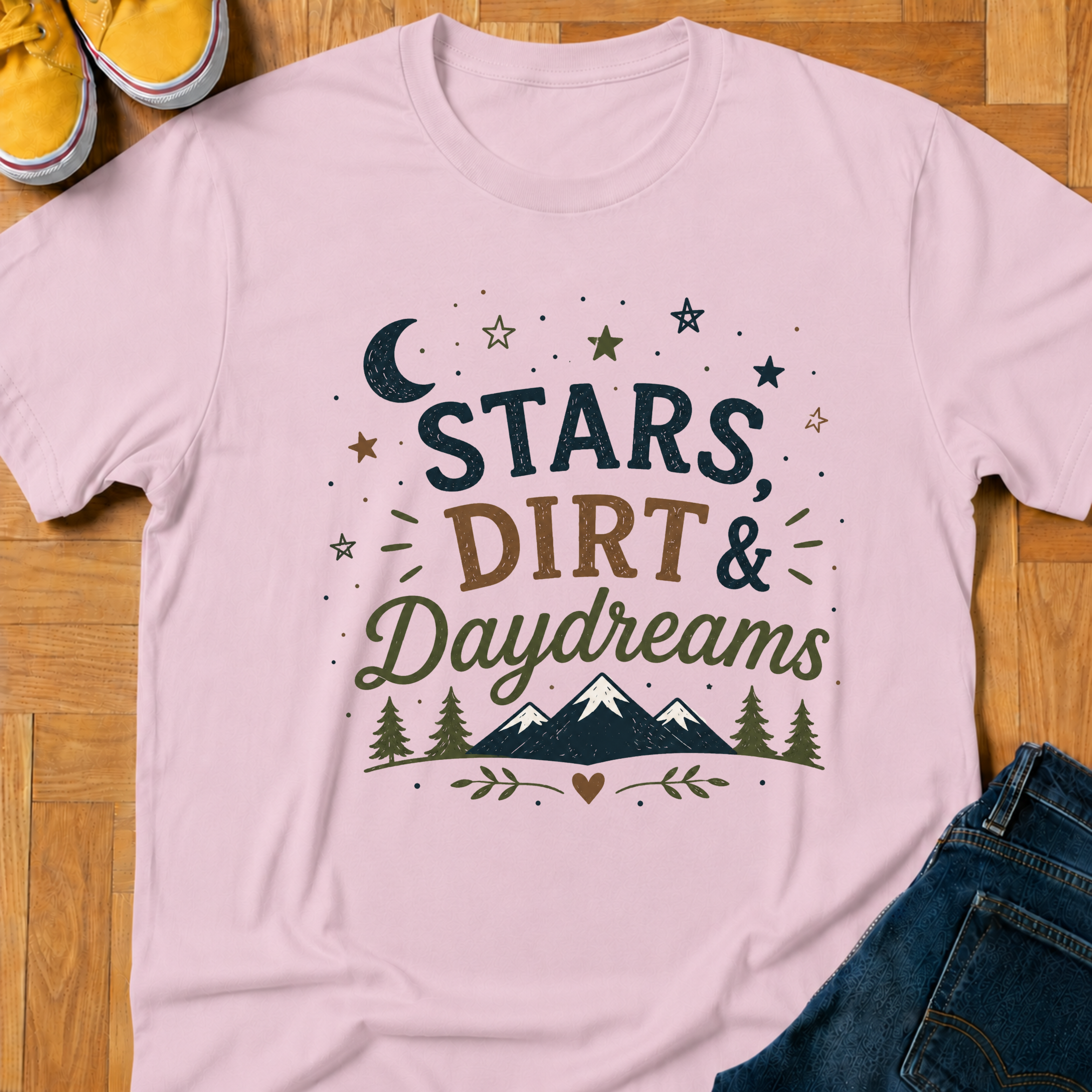 USA Stars, Dirt & Daydreams - Kids Tee