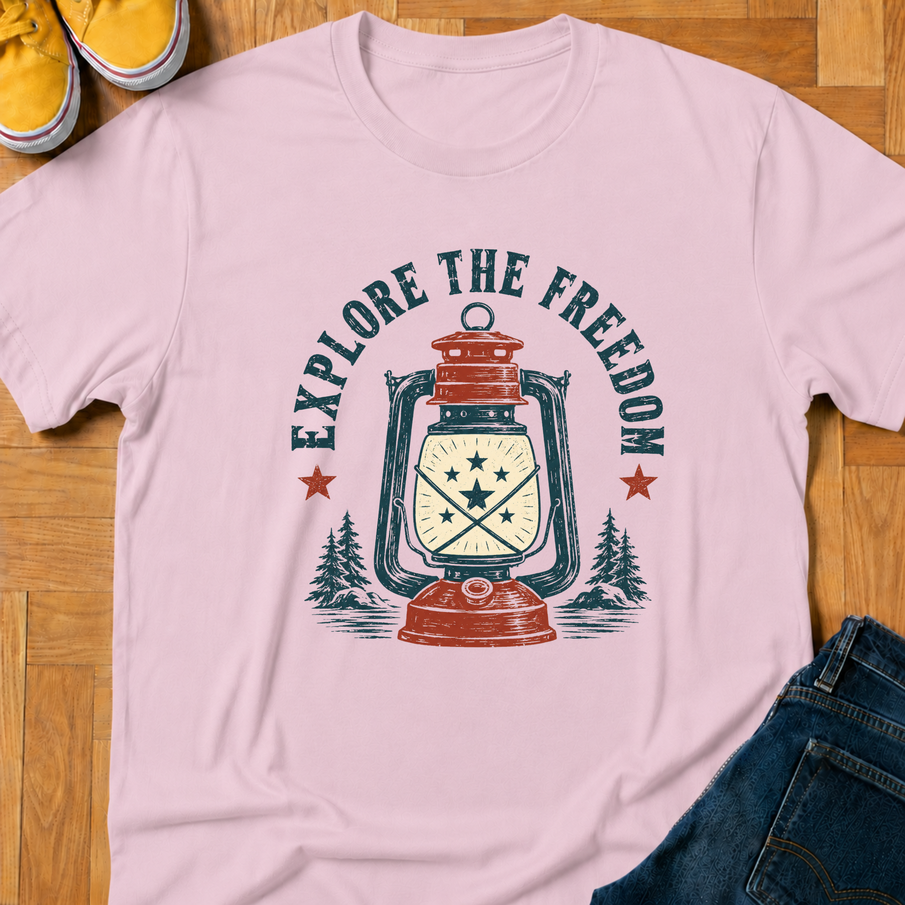 USA Explore The Freedom - Kids Tee