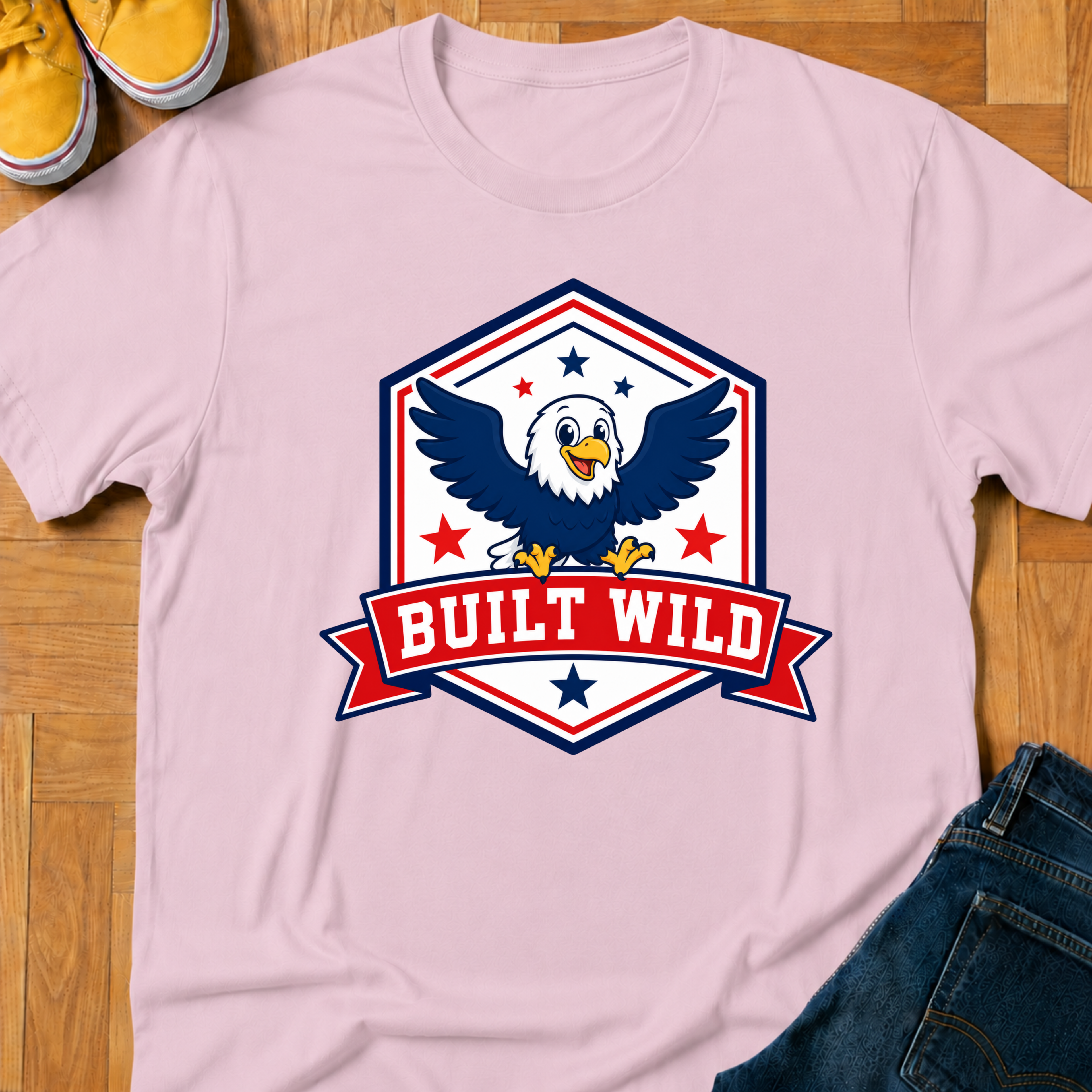 USA Built Wild - Kids Tee