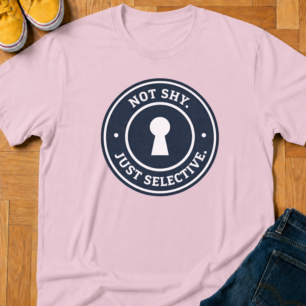 Not Shy. Just Selective. - Kids Tee