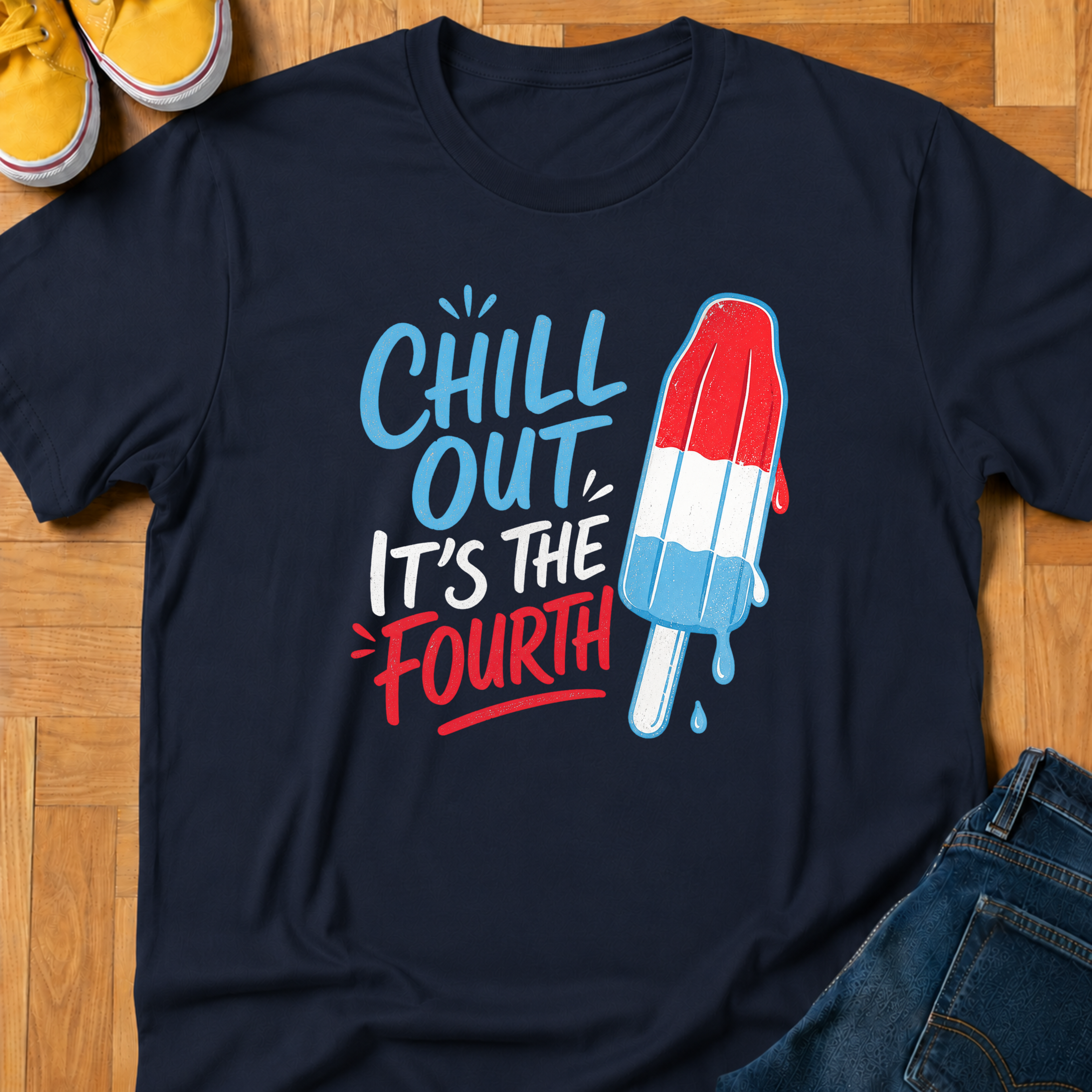 USA Chill Out It's The Fourth - Kids Tee