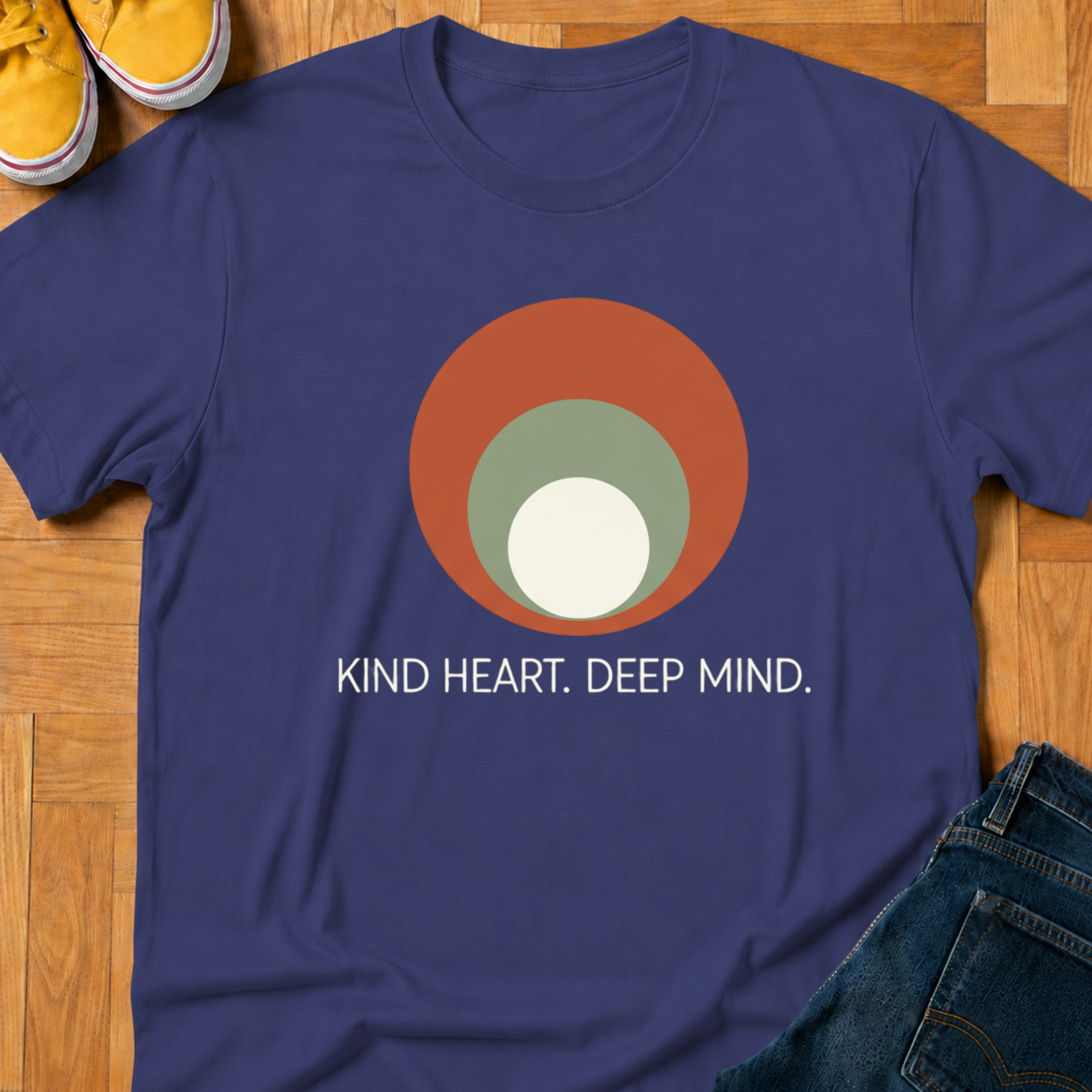 Kind Heart. Deep Mind. - Kids Tee