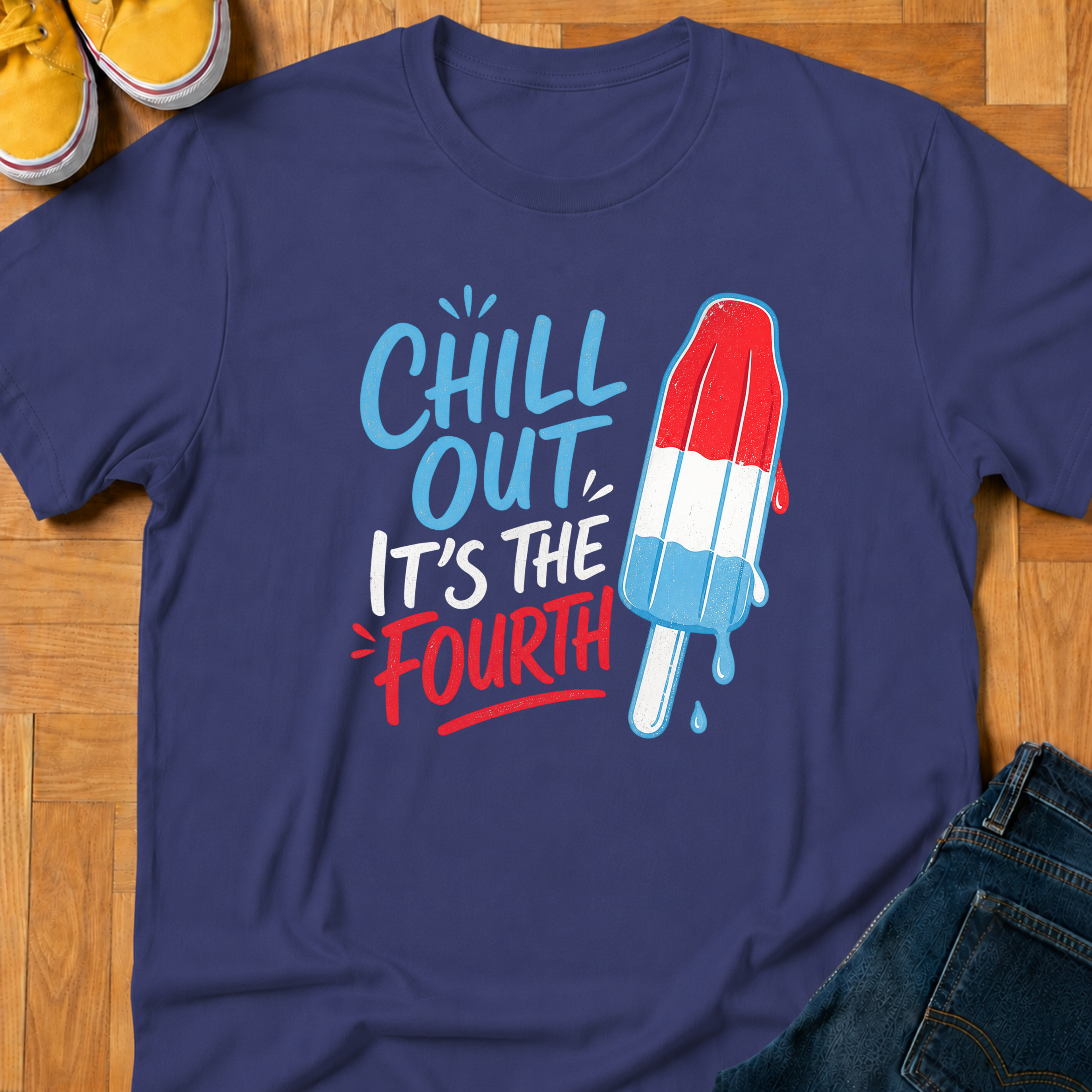 USA Chill Out It's The Fourth - Kids Tee