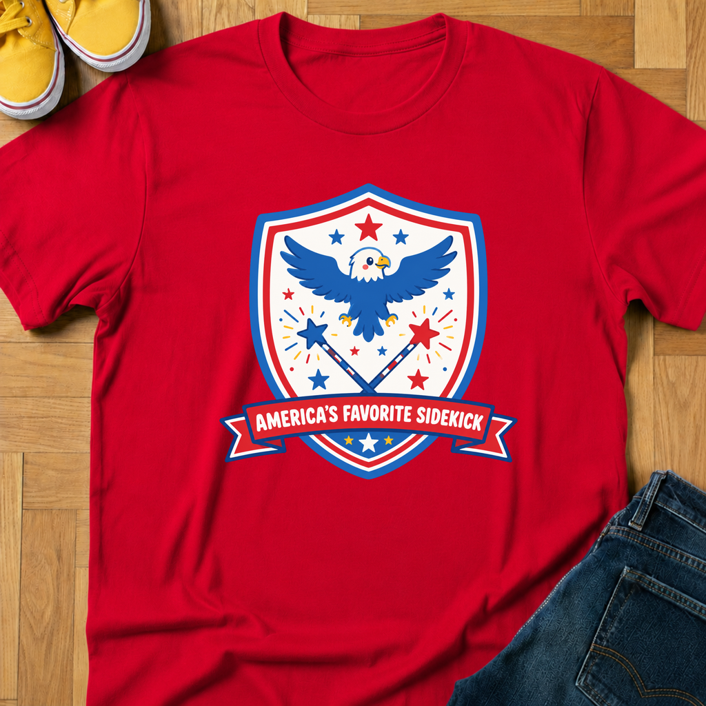 USA America's Favorite Sidekick - Kids Tee