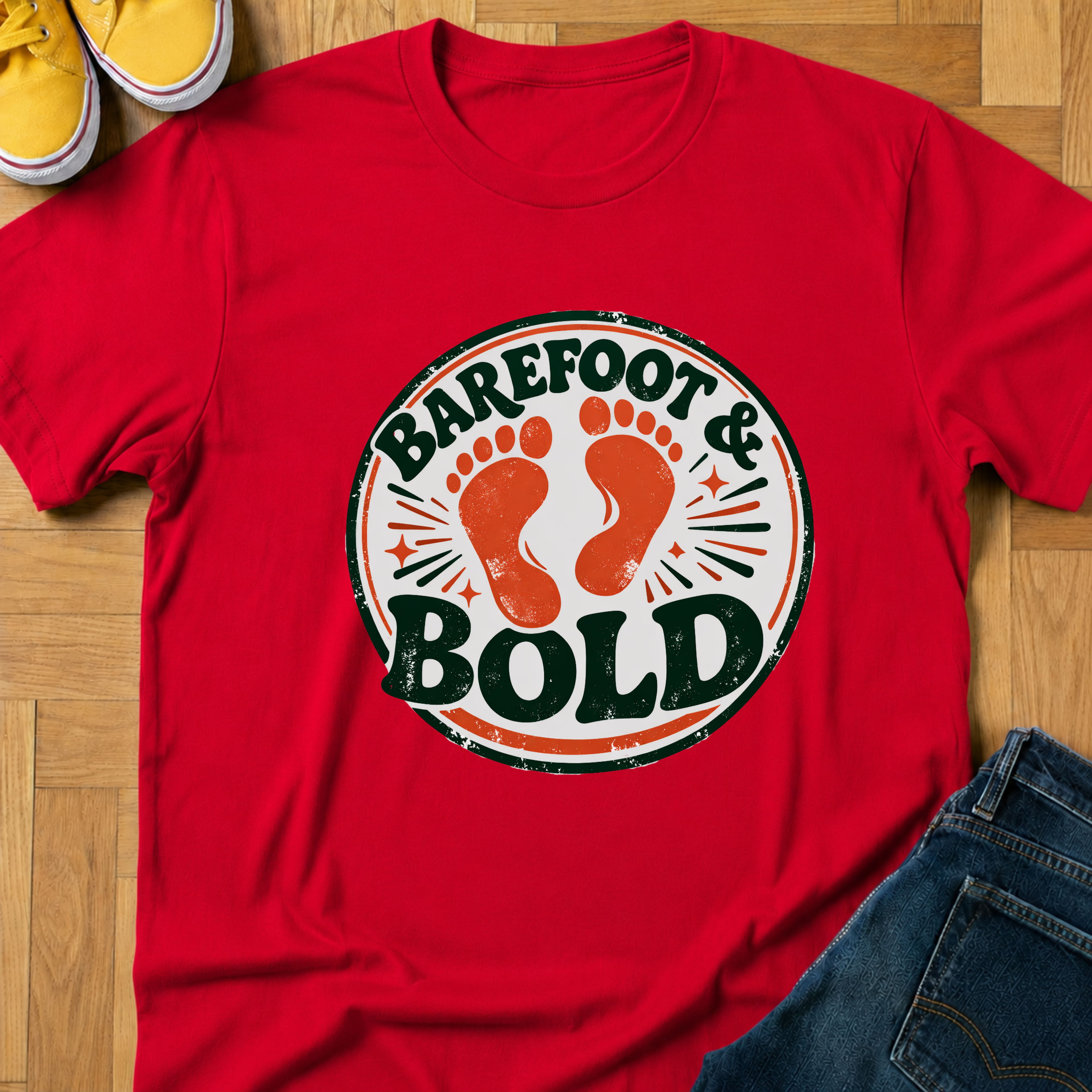 Barefoot & Bold - Kids Tee