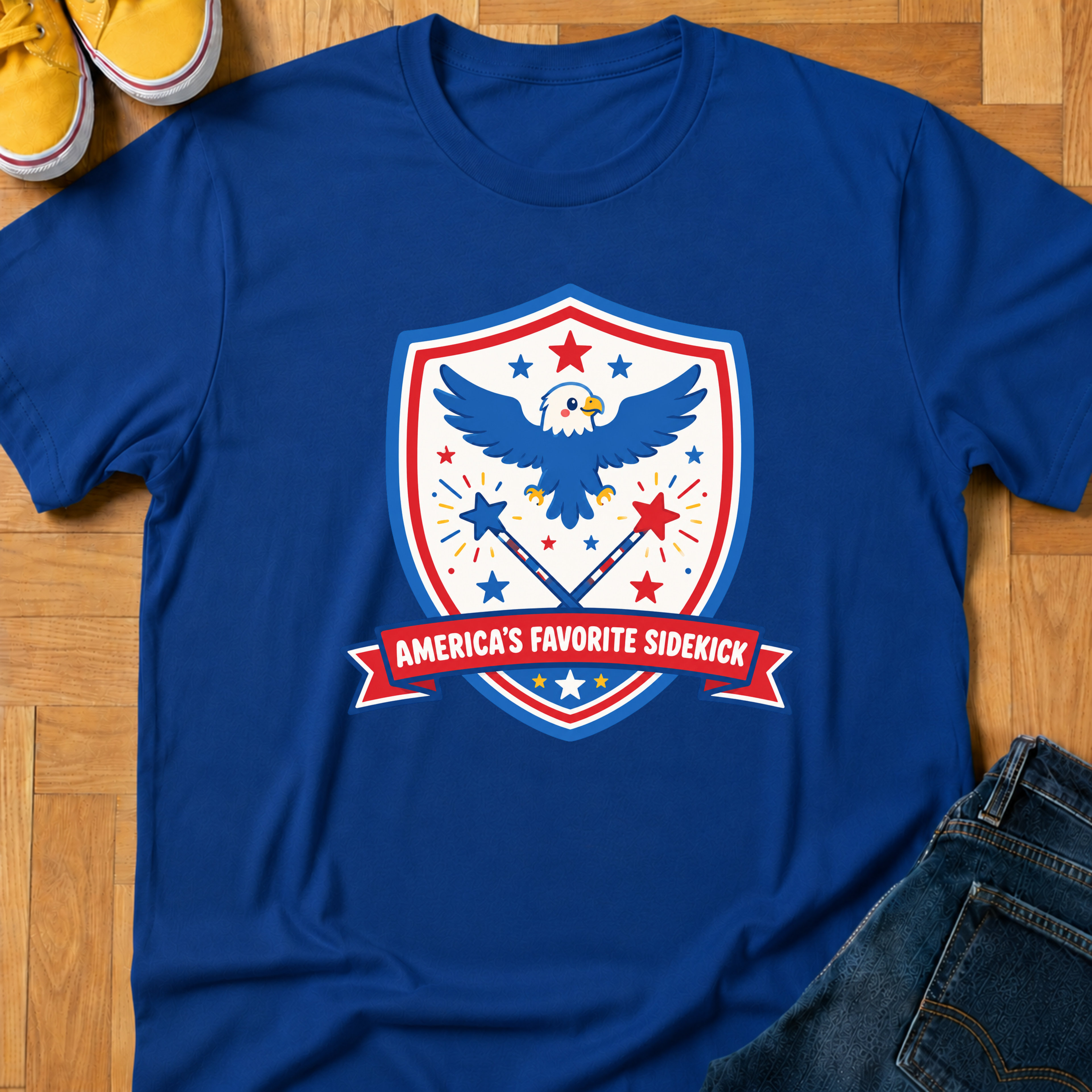 USA America's Favorite Sidekick - Kids Tee