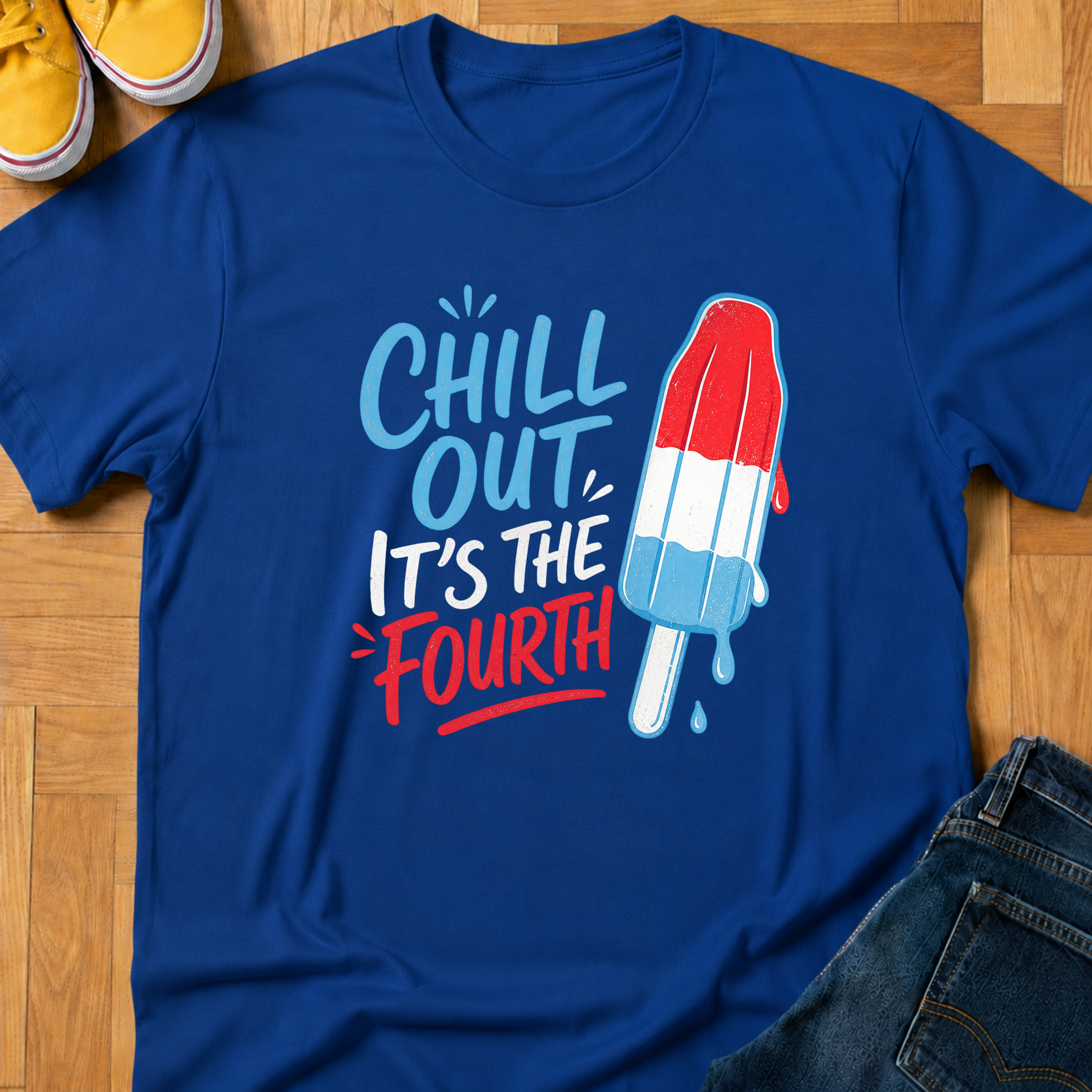 USA Chill Out It's The Fourth - Kids Tee