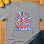 USA Level Up The Fourth - Kids Tee