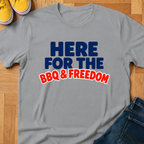 USA BBQ & Freedom Text - Kids Tee